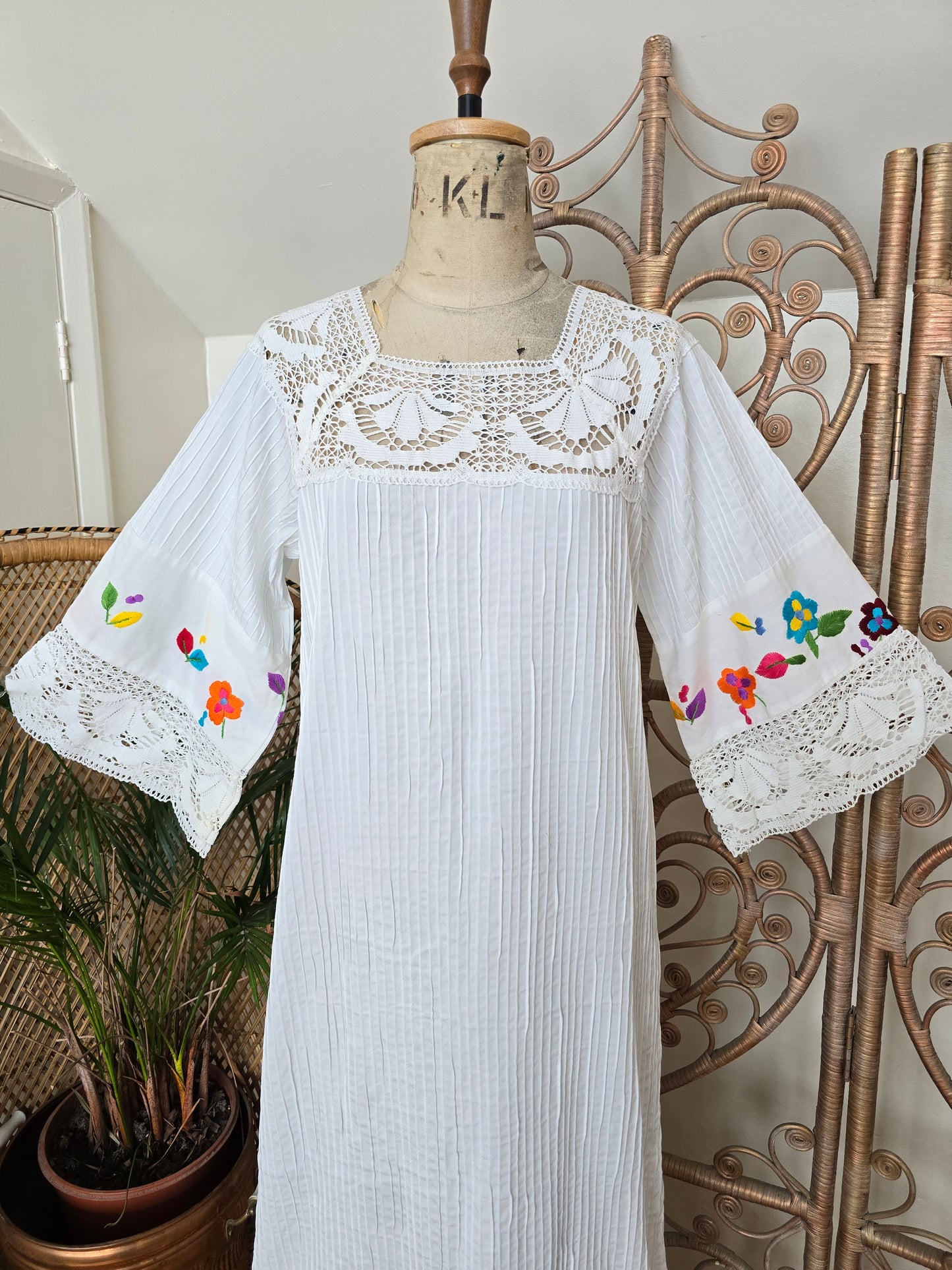Vintage mexican maxi dress
