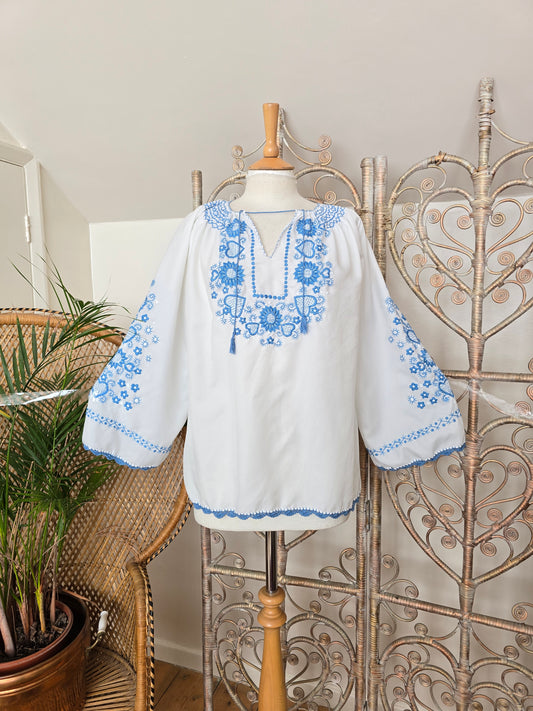 Vintage embroidered blouse