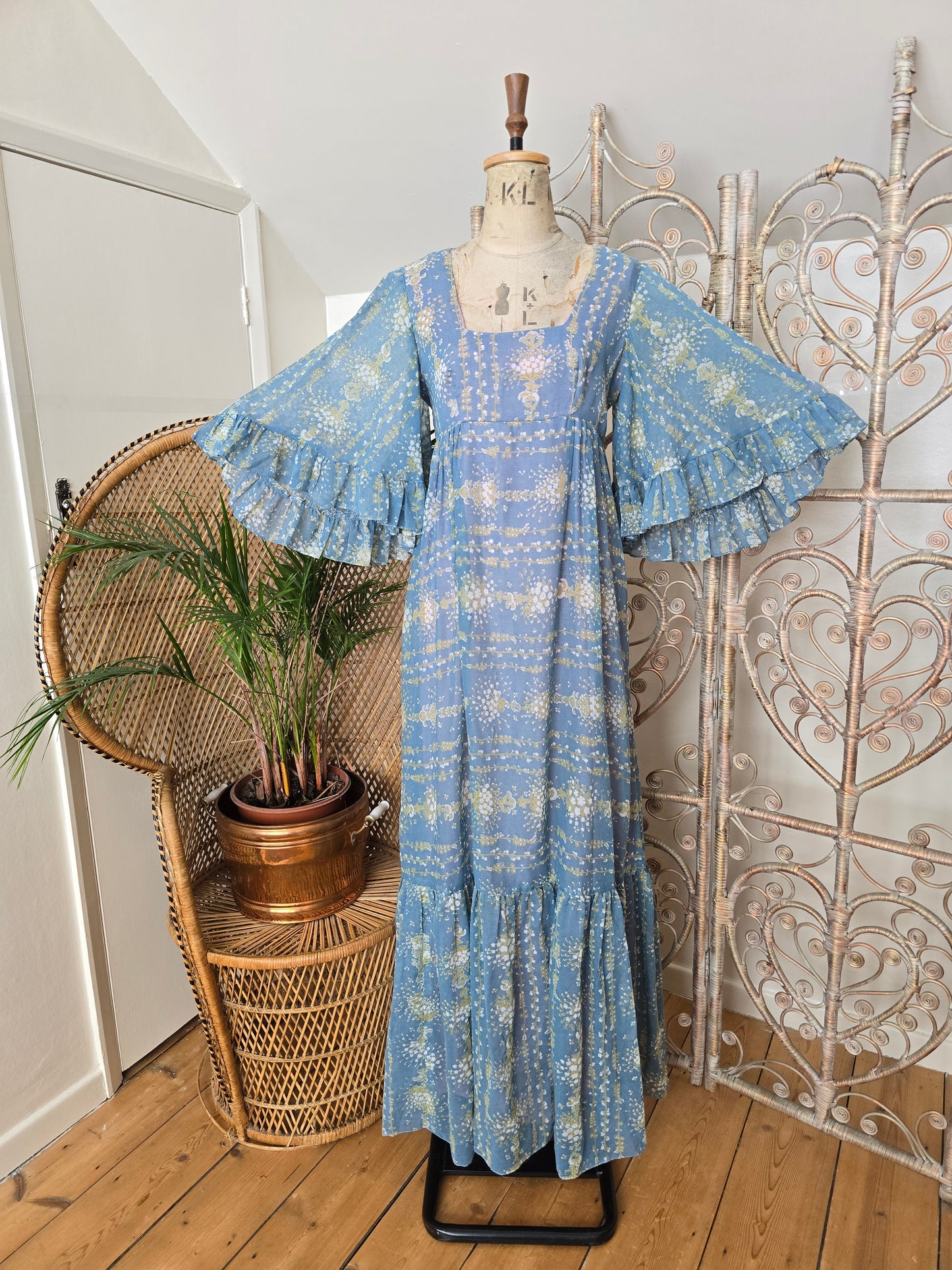 Vintage Richard shops 70s maxi dress