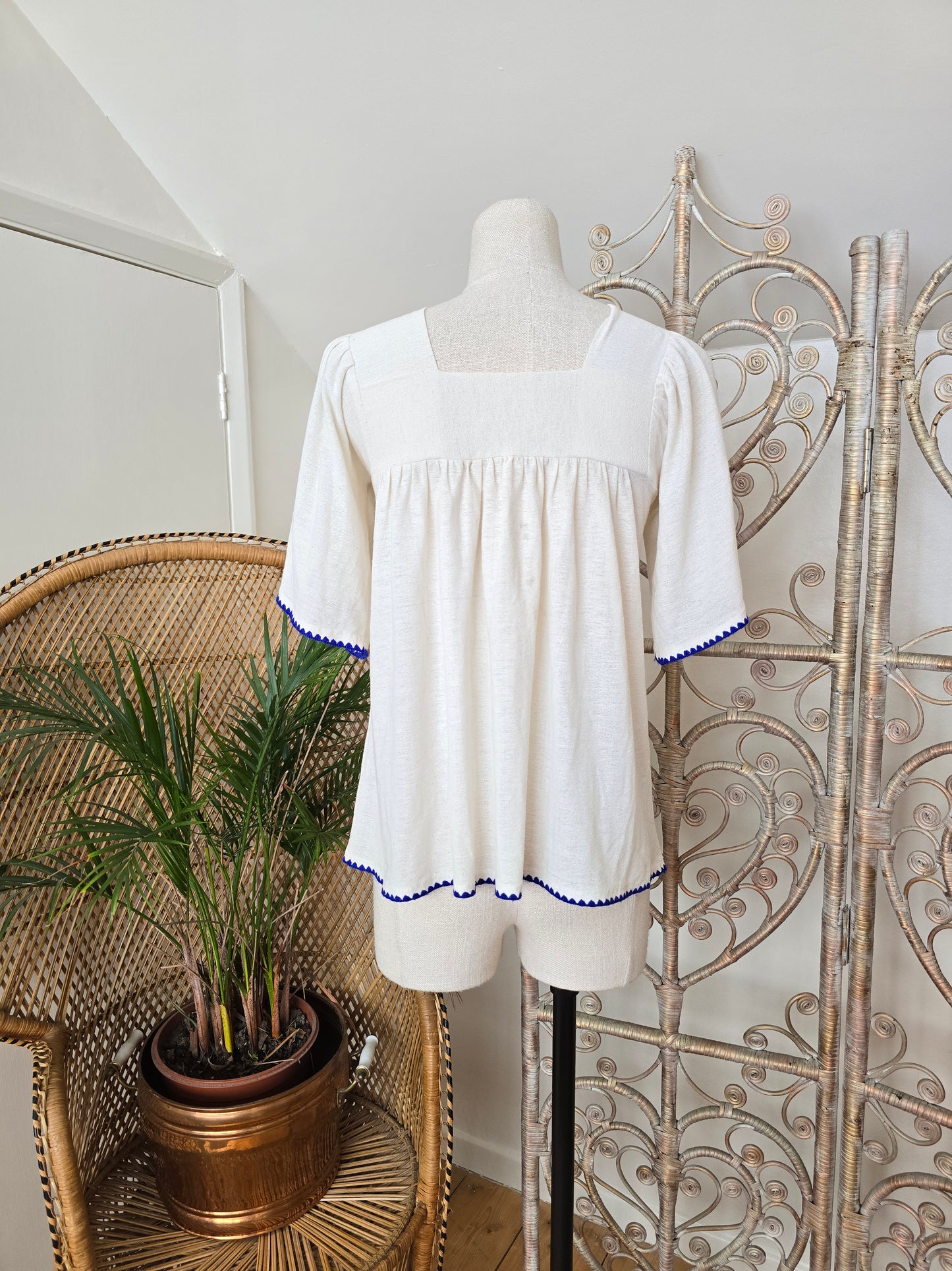 Vintage embroidered blouse