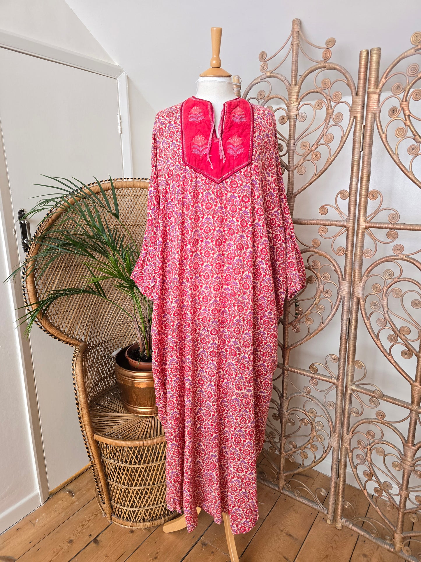 Vintage Phool Indian cape dress