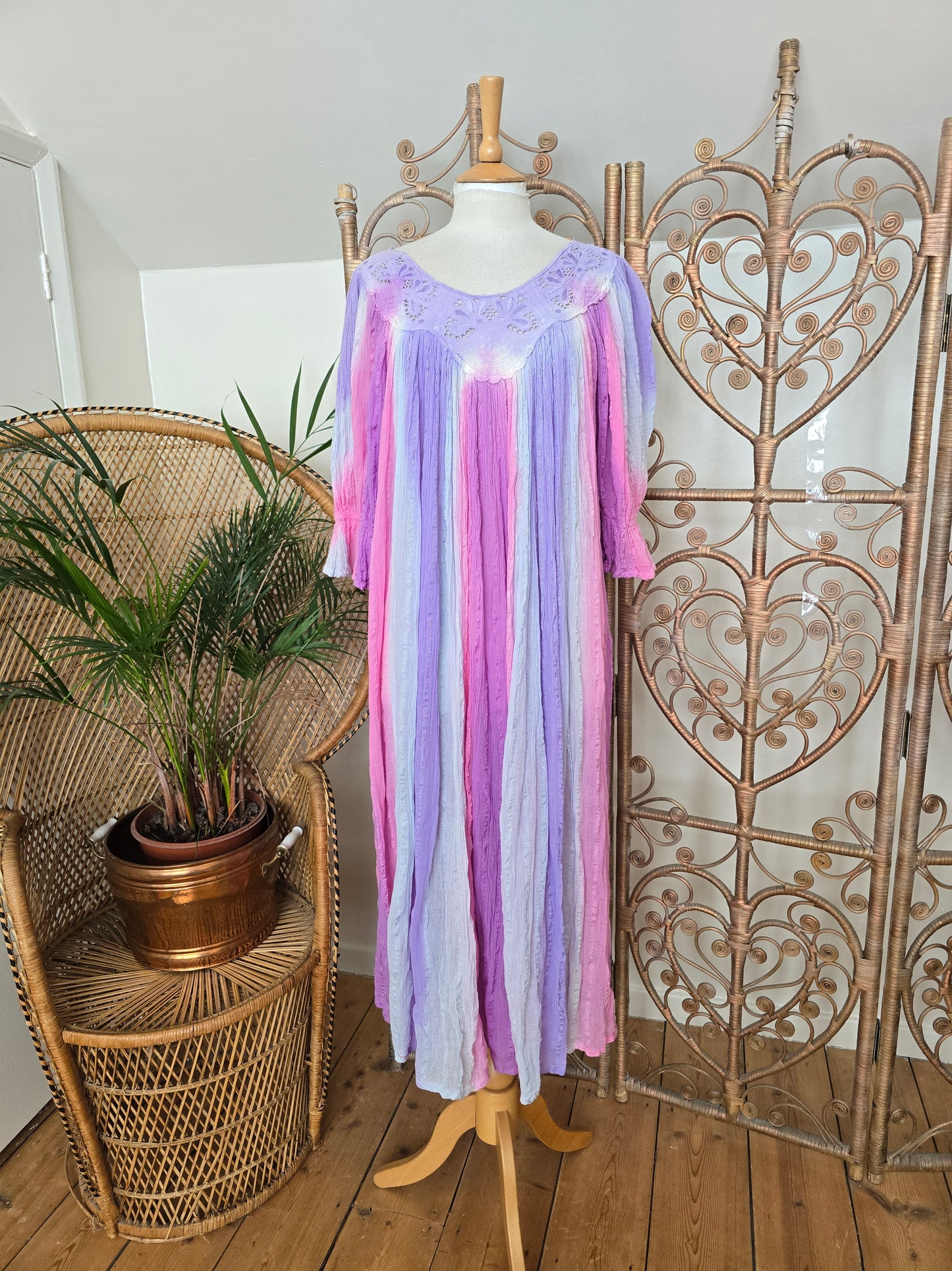 Vintage greek smock dress