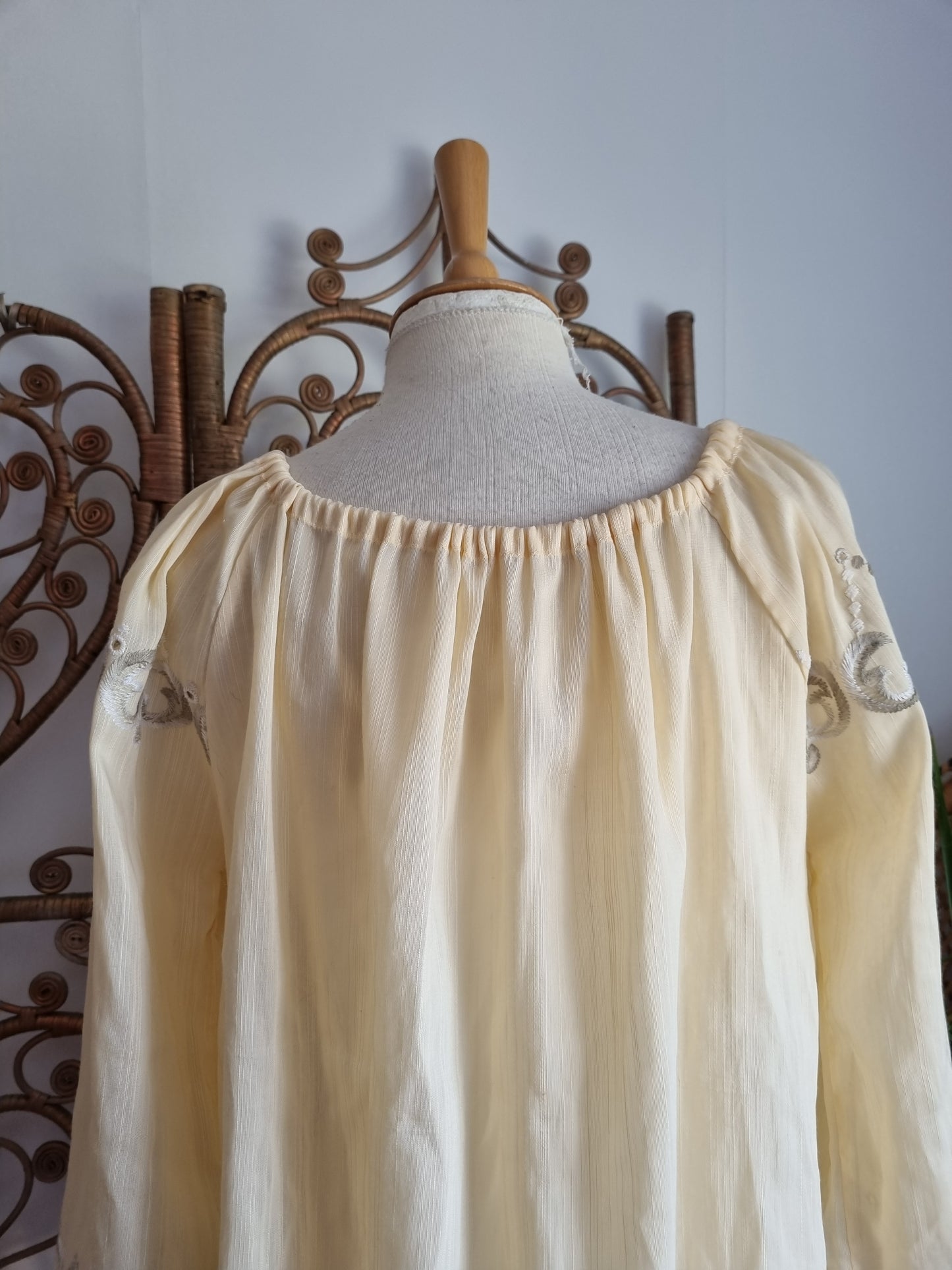 Vintage embroidered blouse