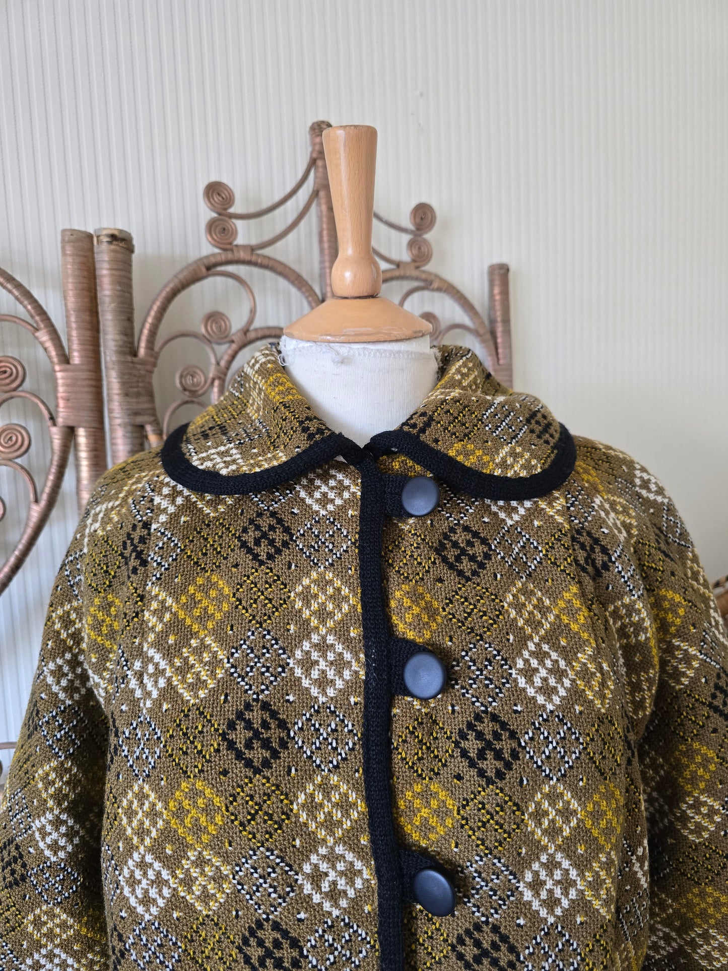 Vintage welsh tapestry coat