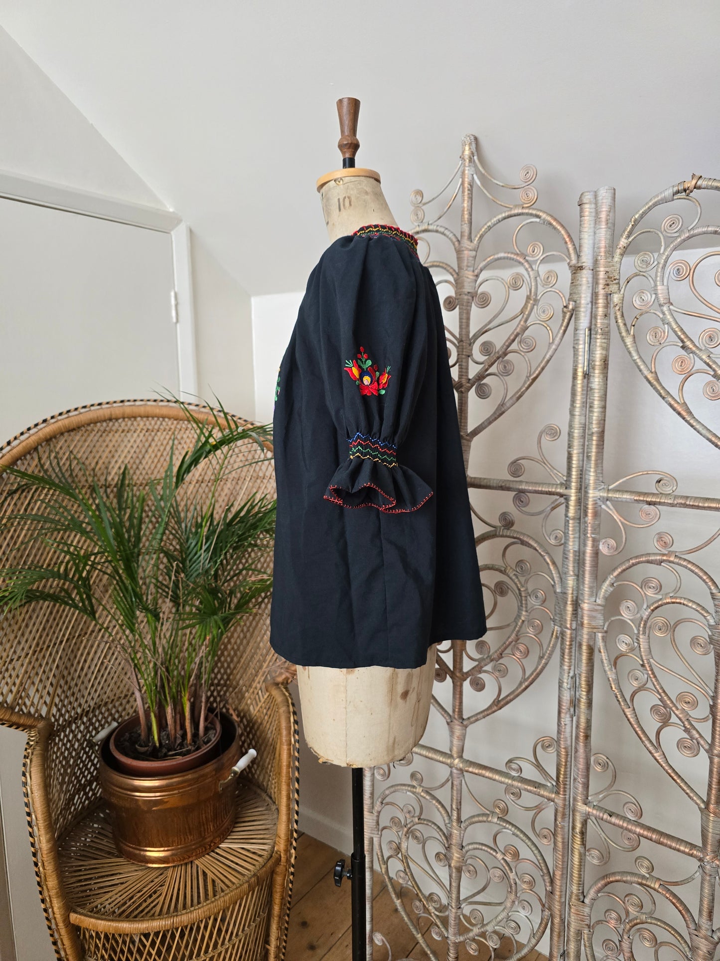 Vintage embroidered blouse