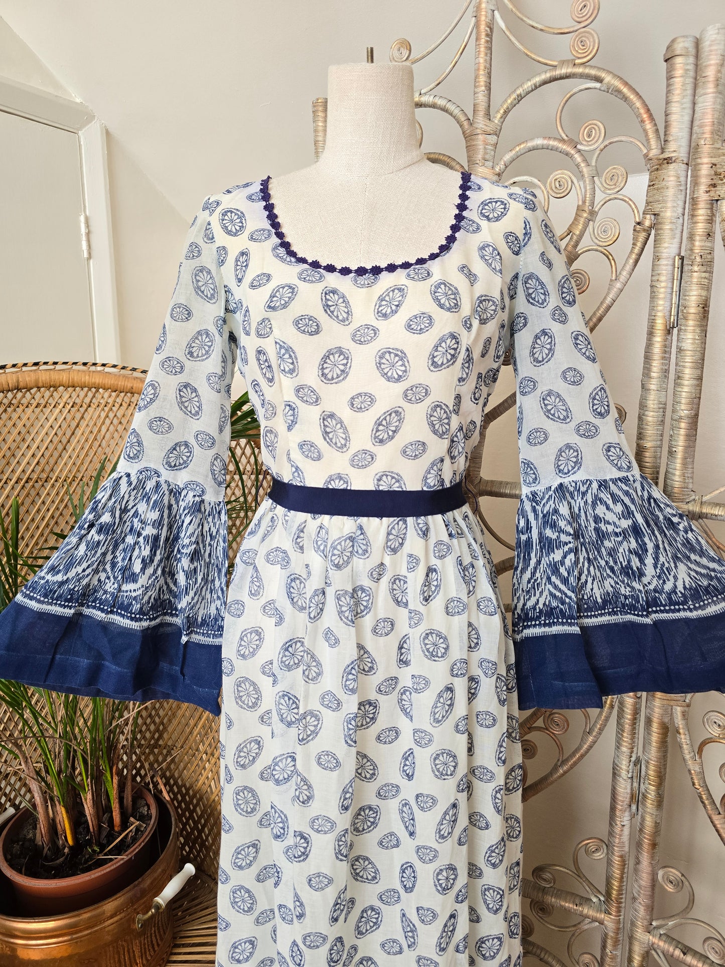 Vintage 70s maxi dress