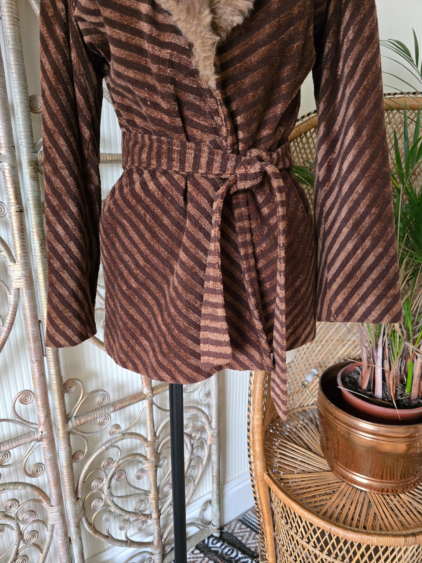 Vintage Chenille 70s coat