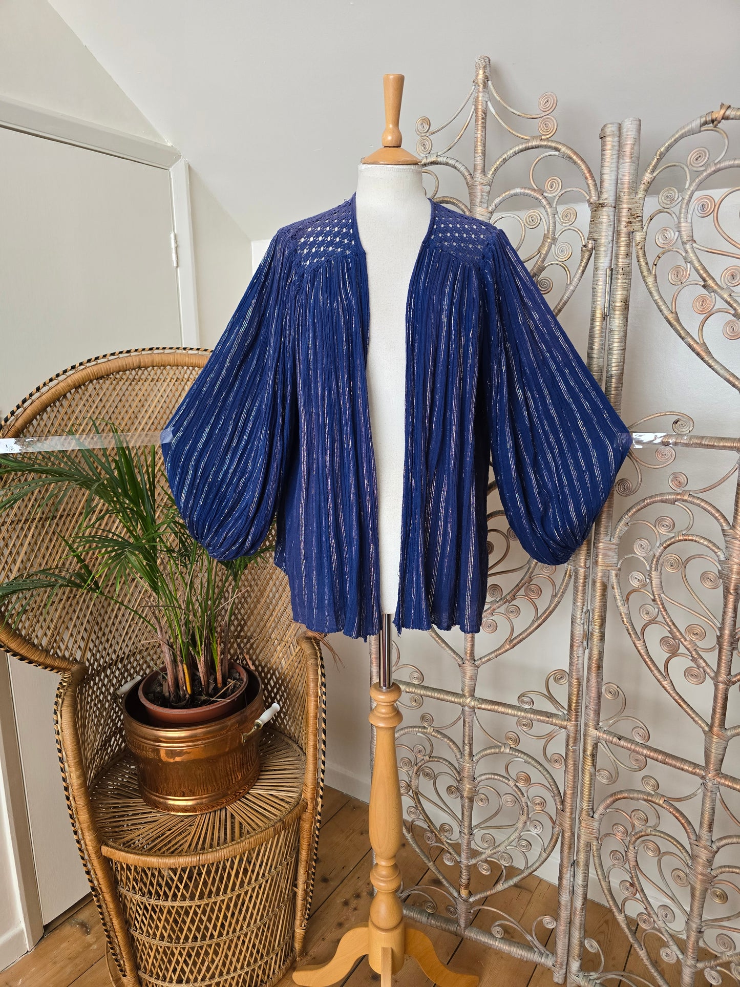 Vintage Max Morgan cheesecloth jacket