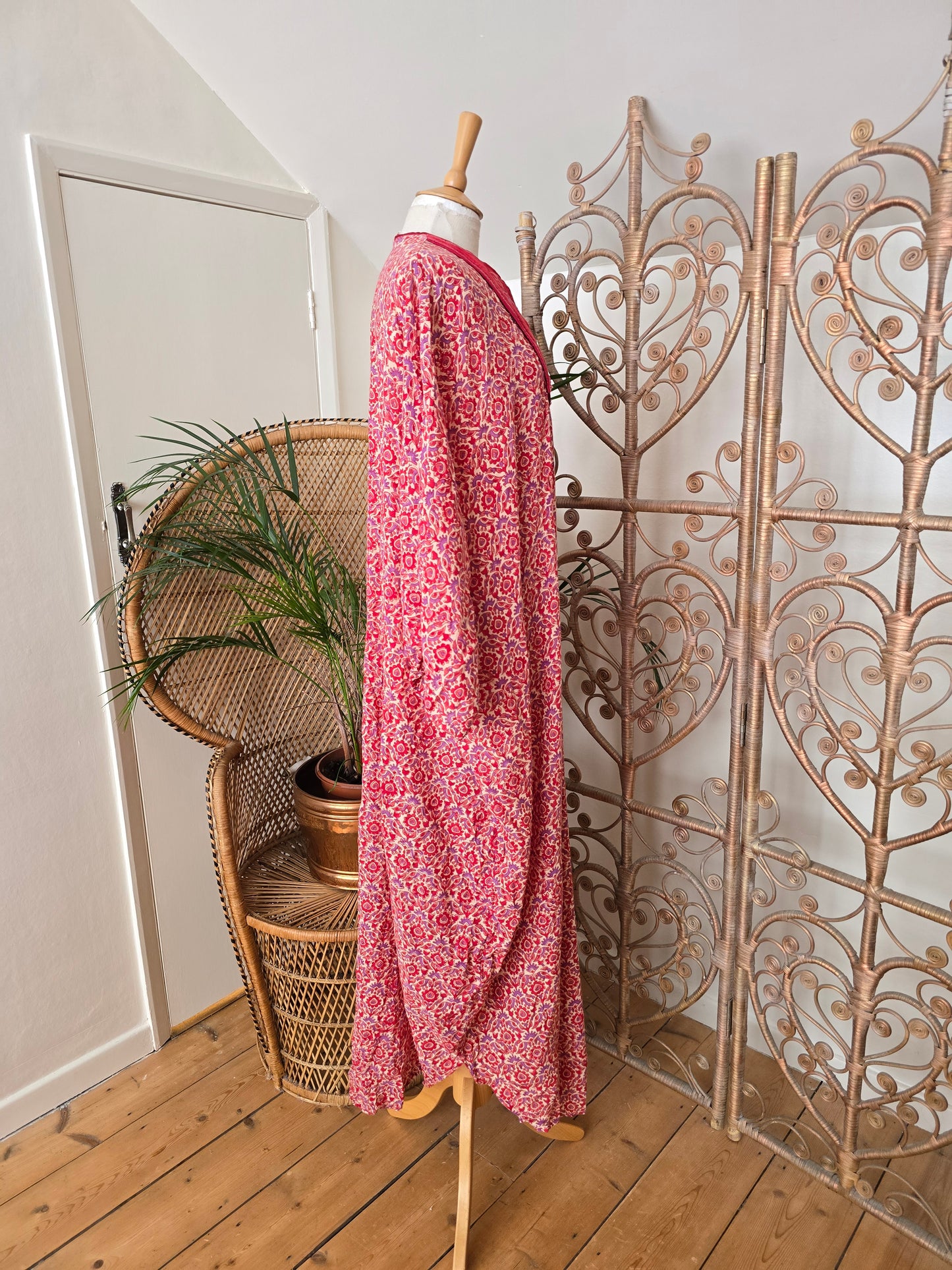 Vintage Phool Indian cape dress