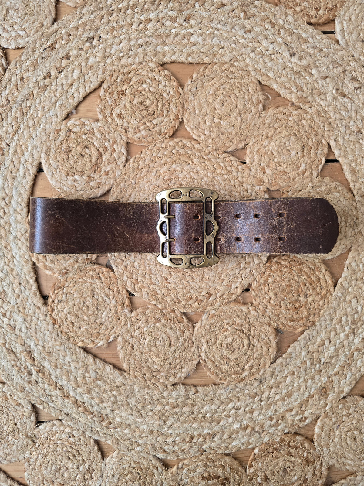 Vintage leather belt