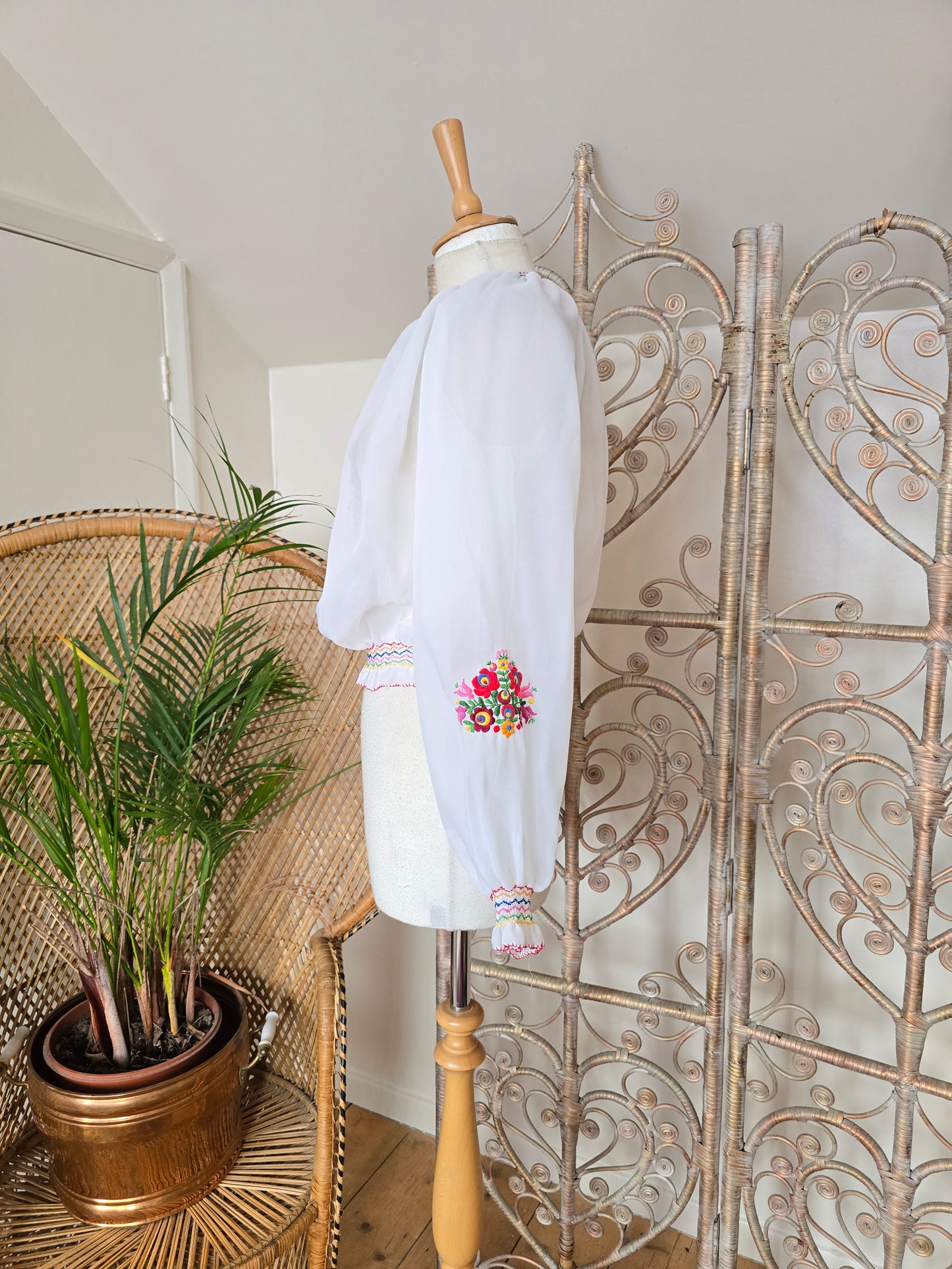Vintage embroidered blouse