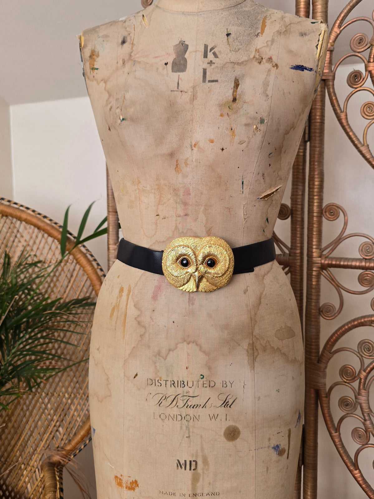 Vintage owl belt
