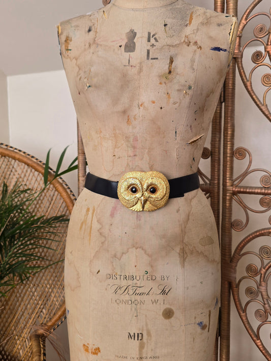 Vintage owl belt