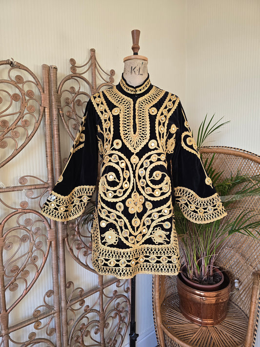 Vintage velvet tunic