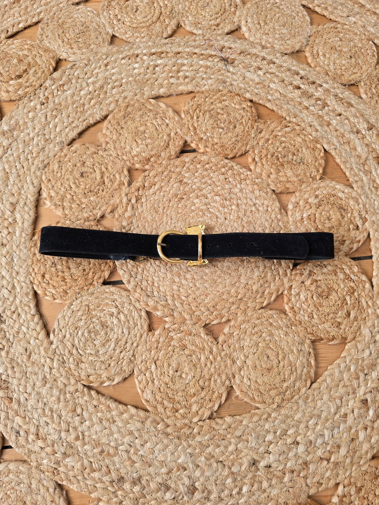 Vintage gold waist belt