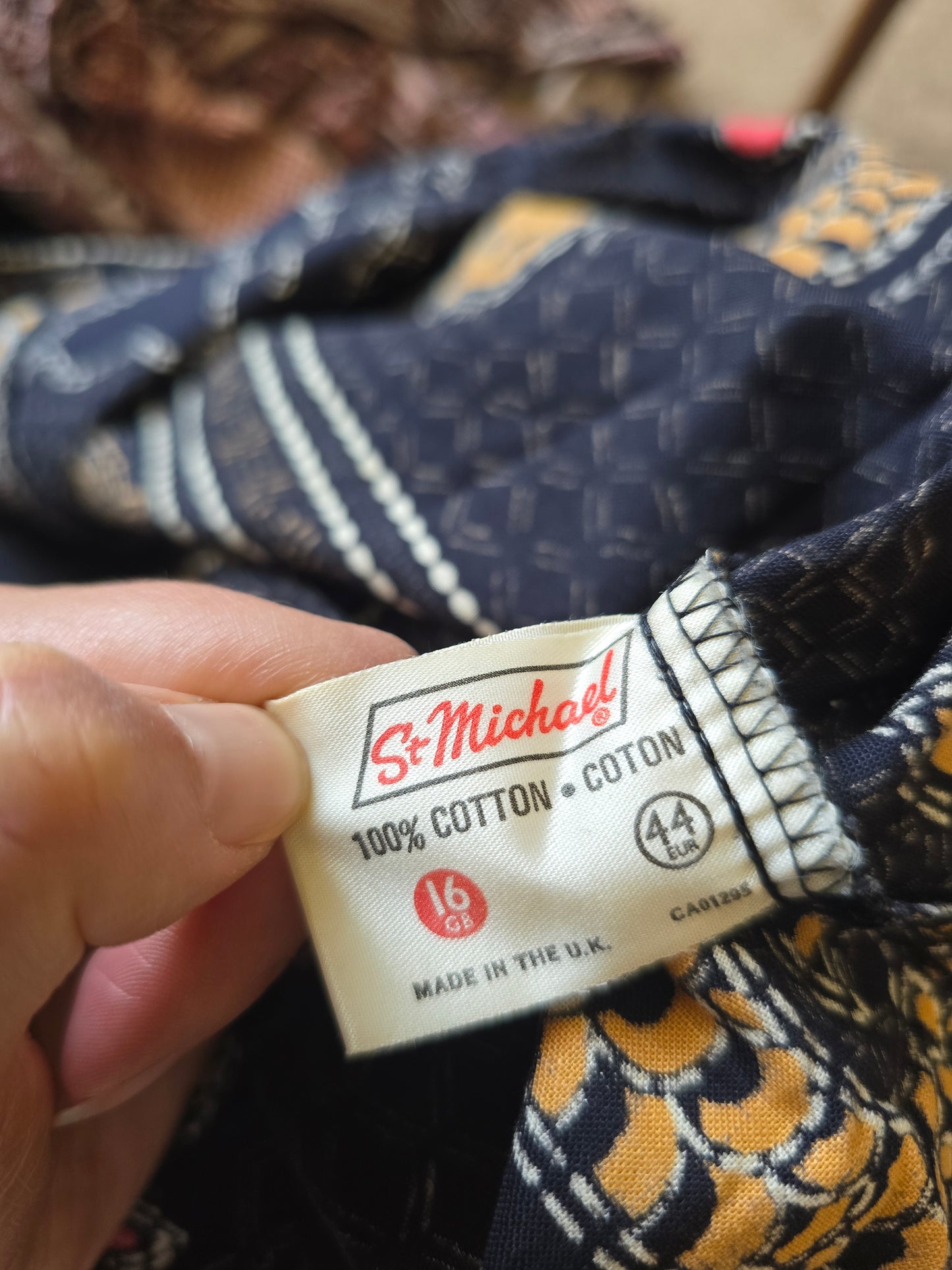 Vintage animal print 70s kaftan dress