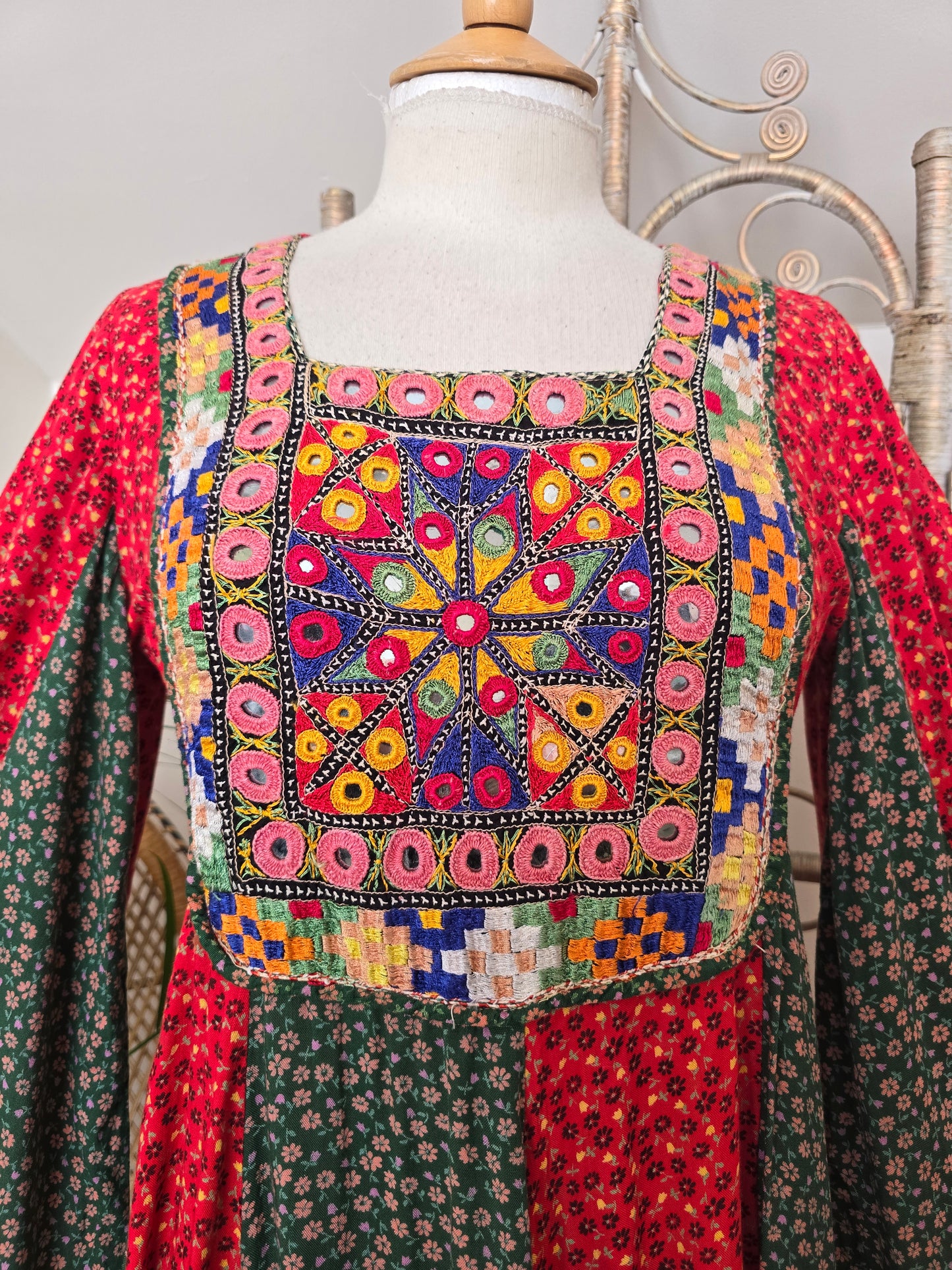 Vintage embroidered dress