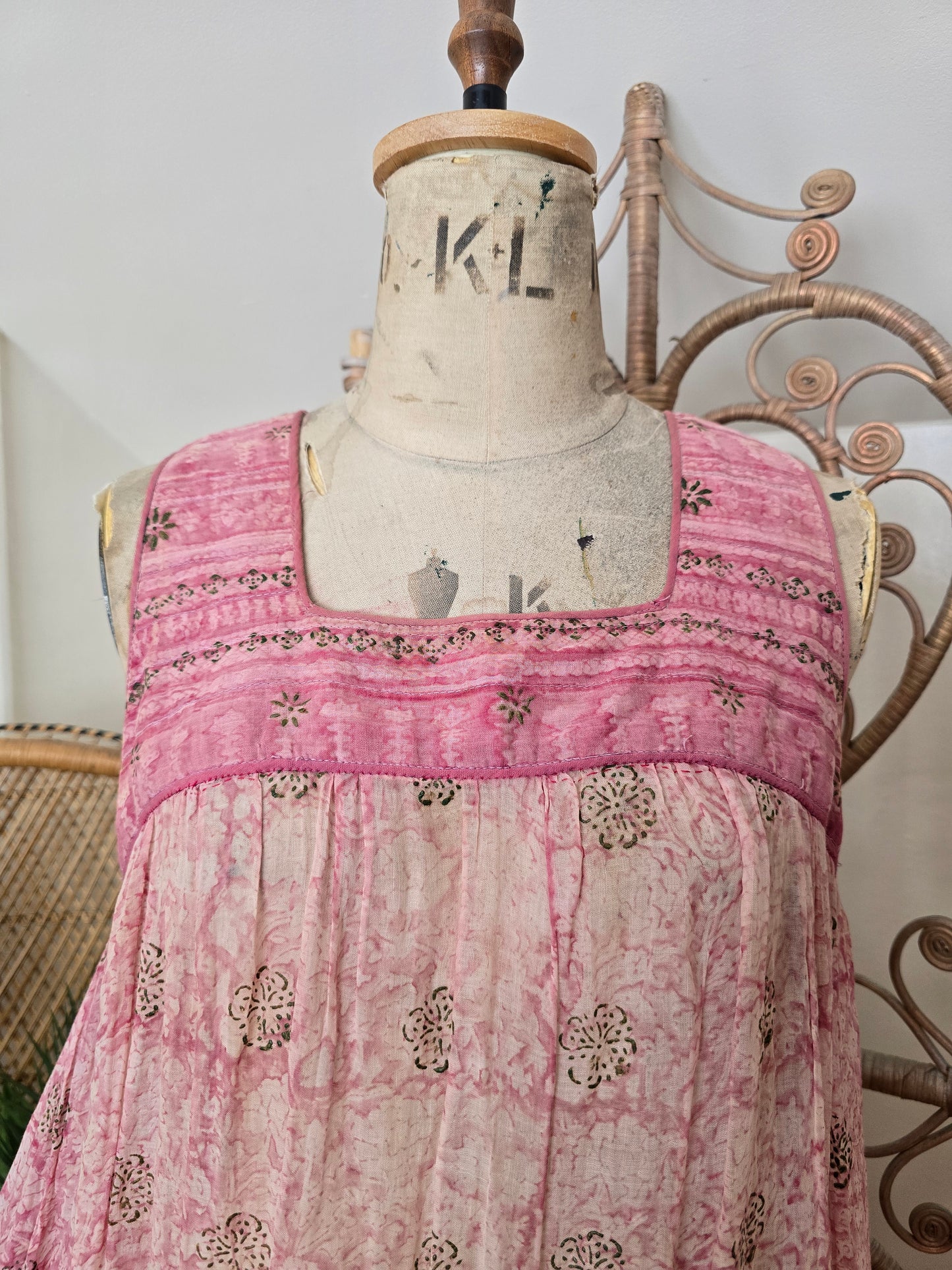 Vintage Indian cotton dress