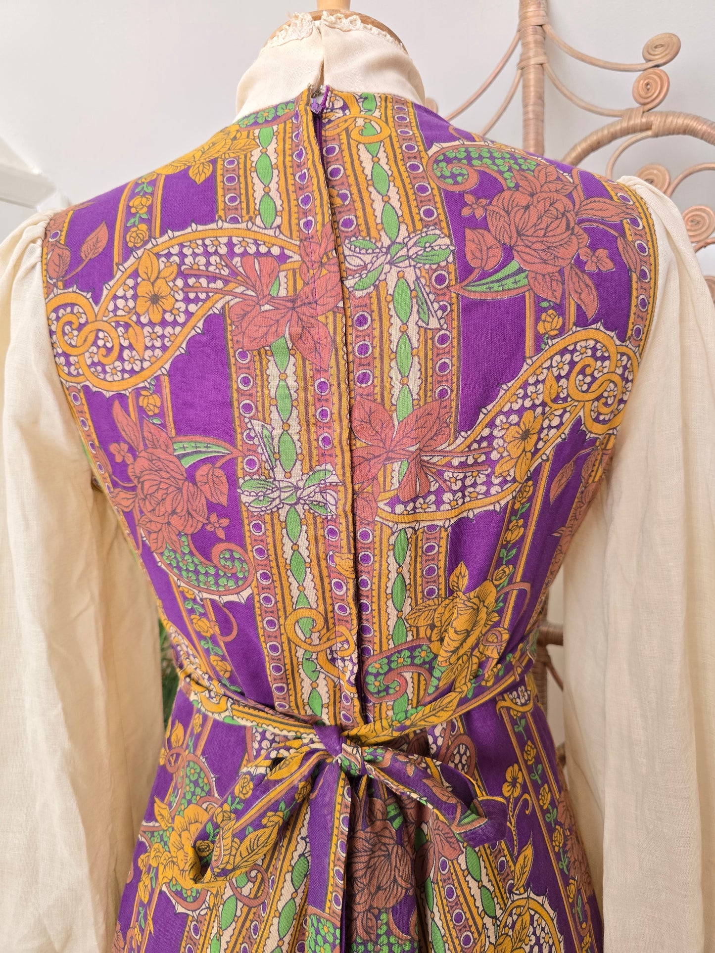 Vintage 70s Clothes Samuel Sherman maxi dress