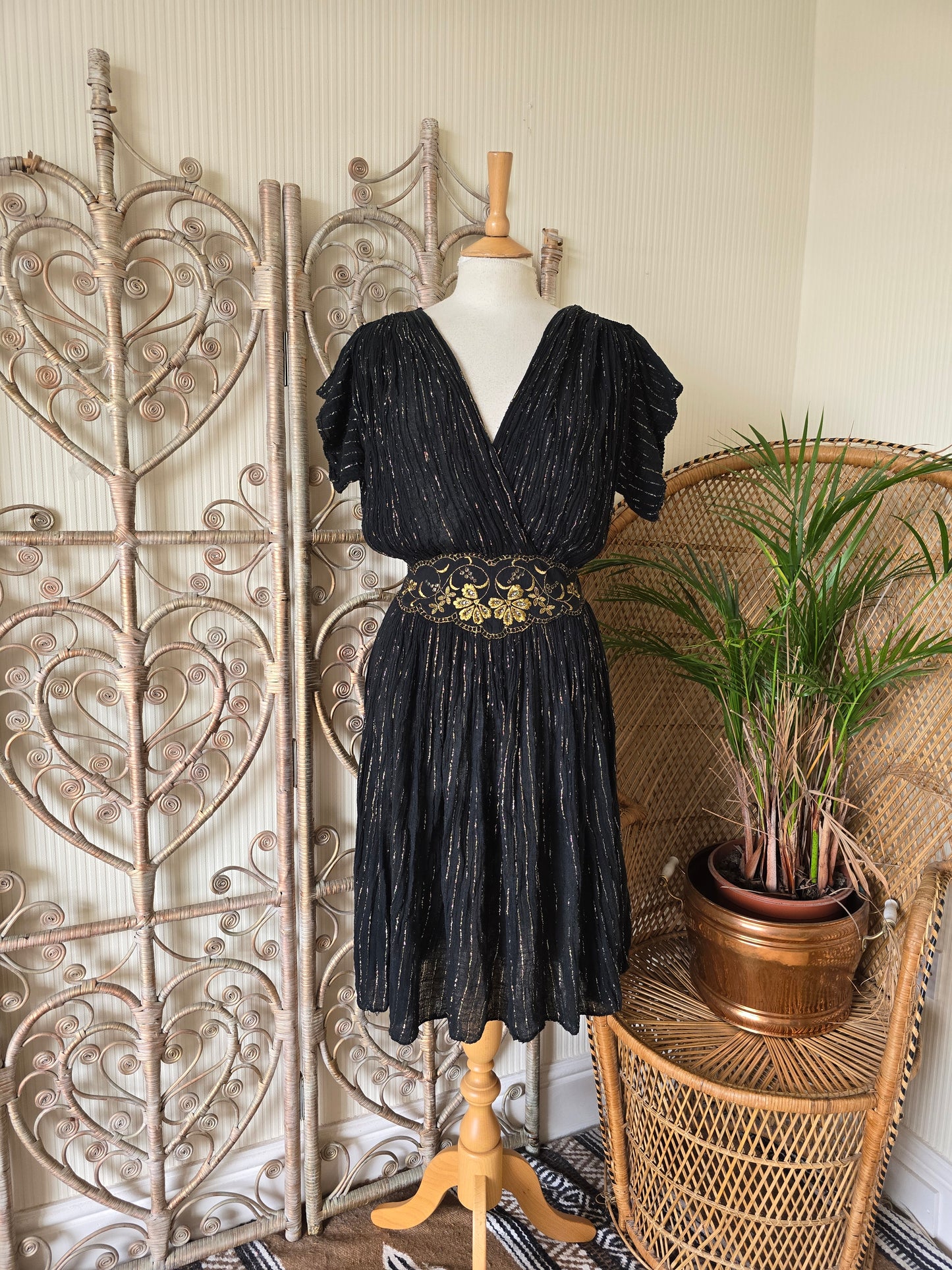 Vintage greek smock dress