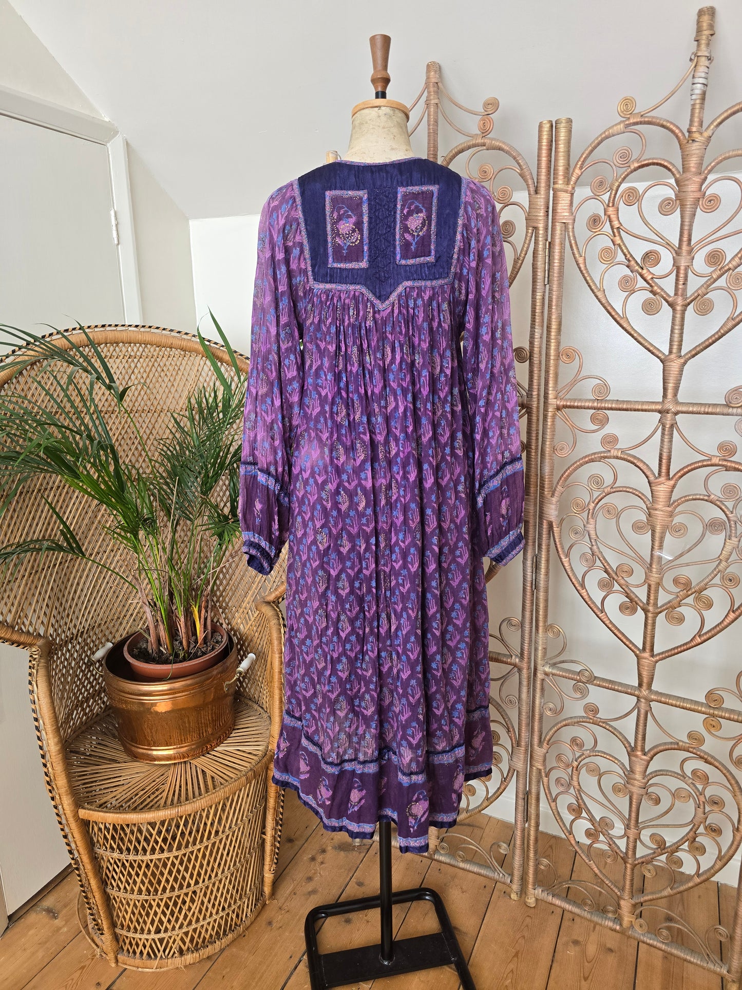 Vintage Interlinks of London Indian dress