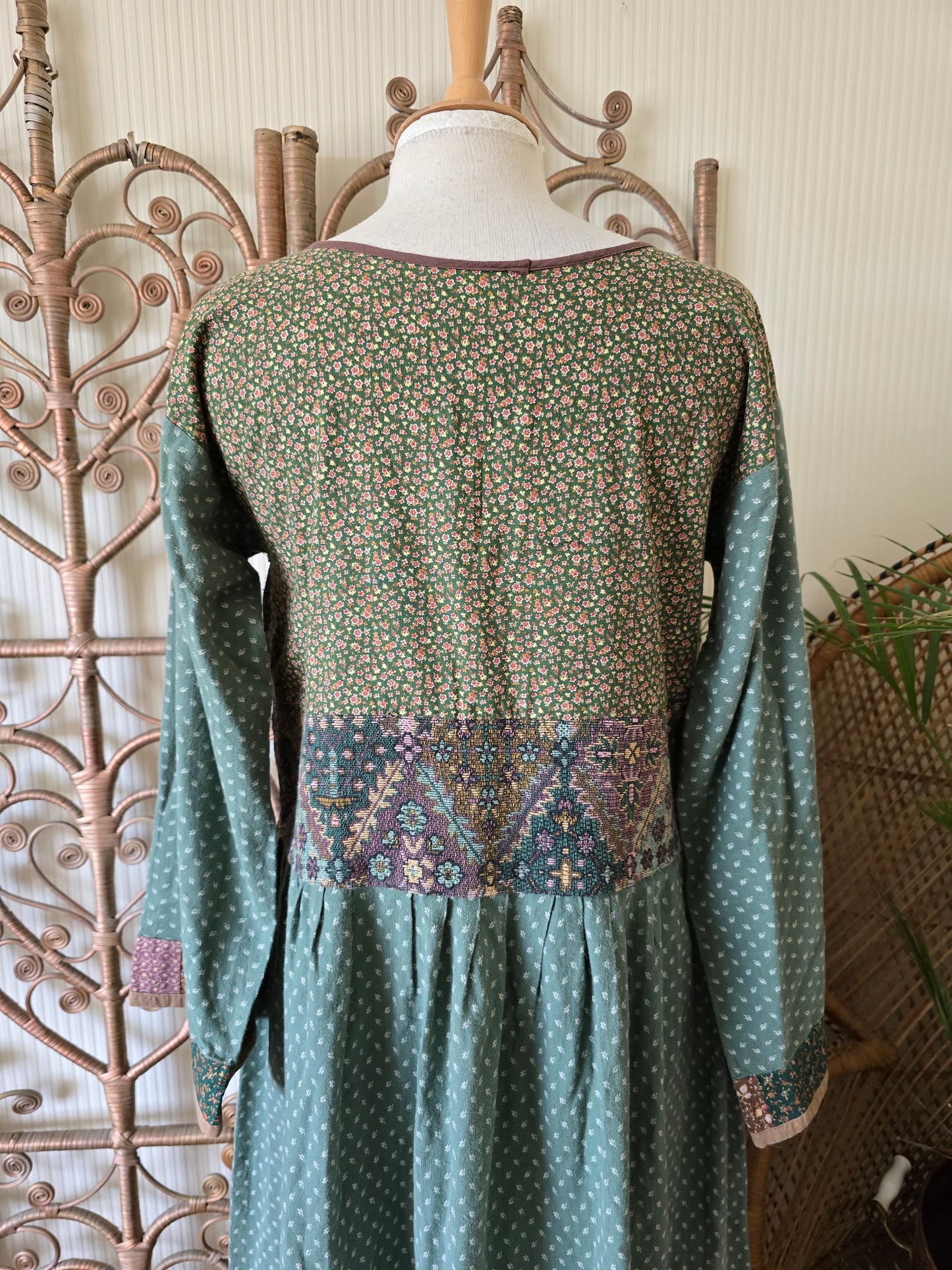 Vintage patchwork dress