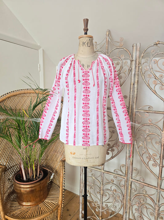 Vintage embroidered  blouse