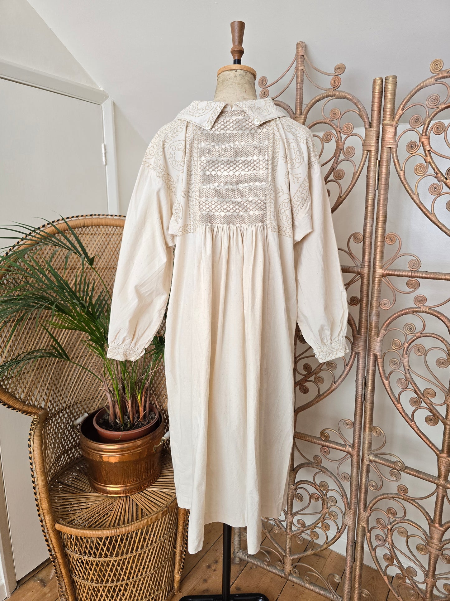 Vintage Clothkits shirring smock dress