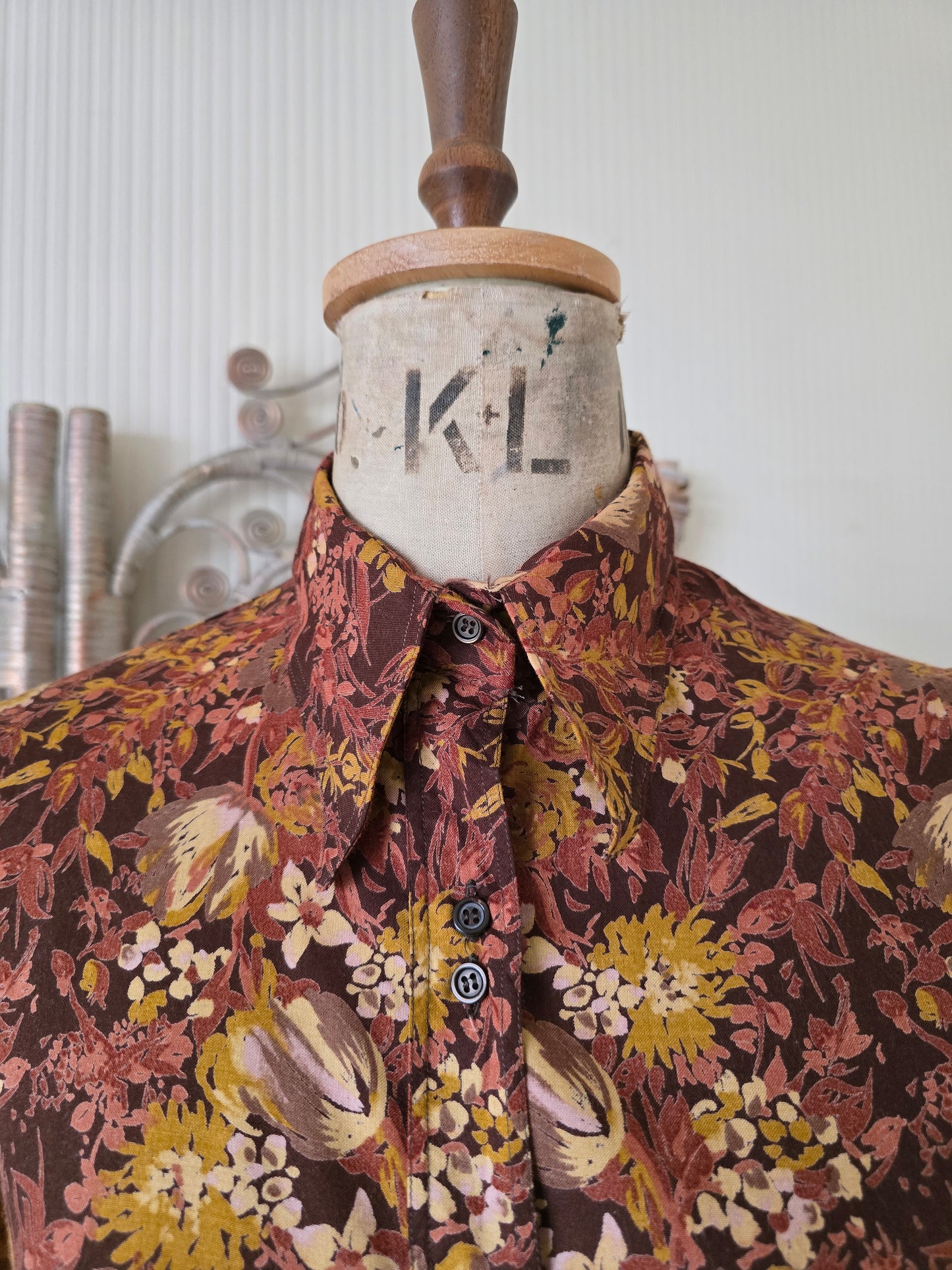Vintage floral blouse