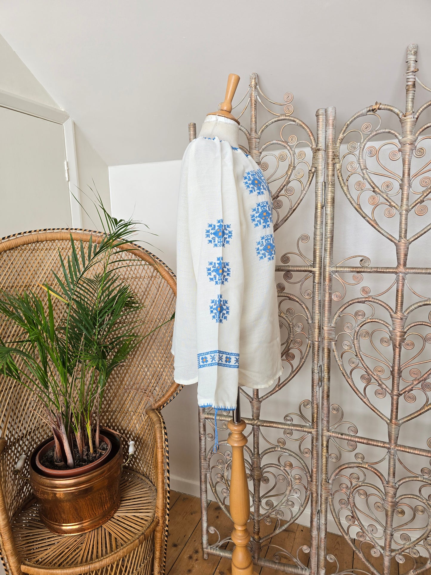 Vintage embroidered blouse