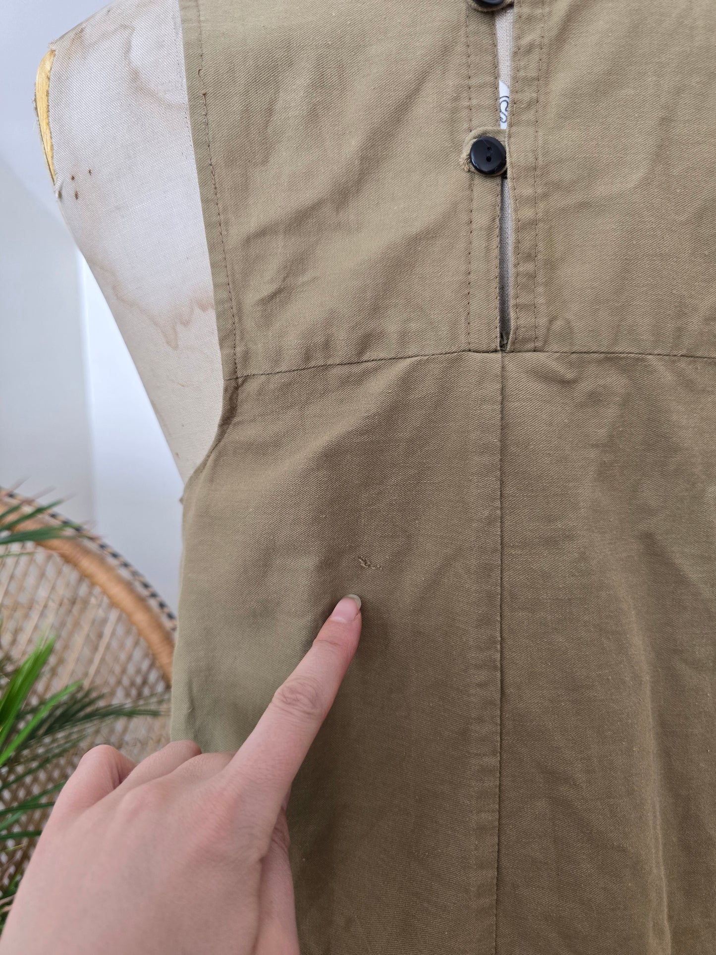 Vintage pinafore dress