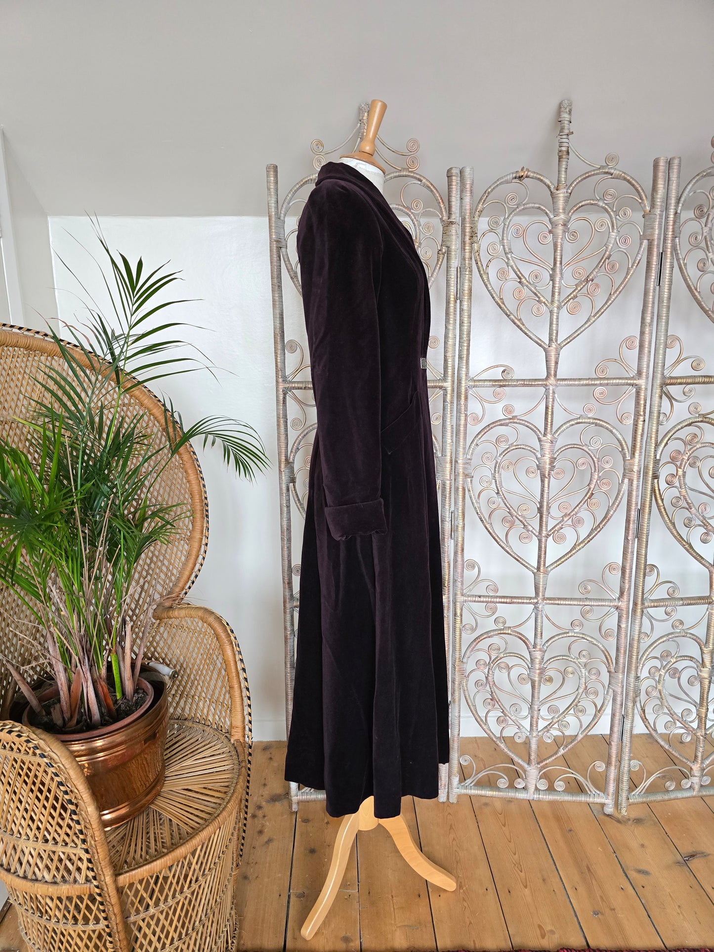 Vintage Biba velvet coat