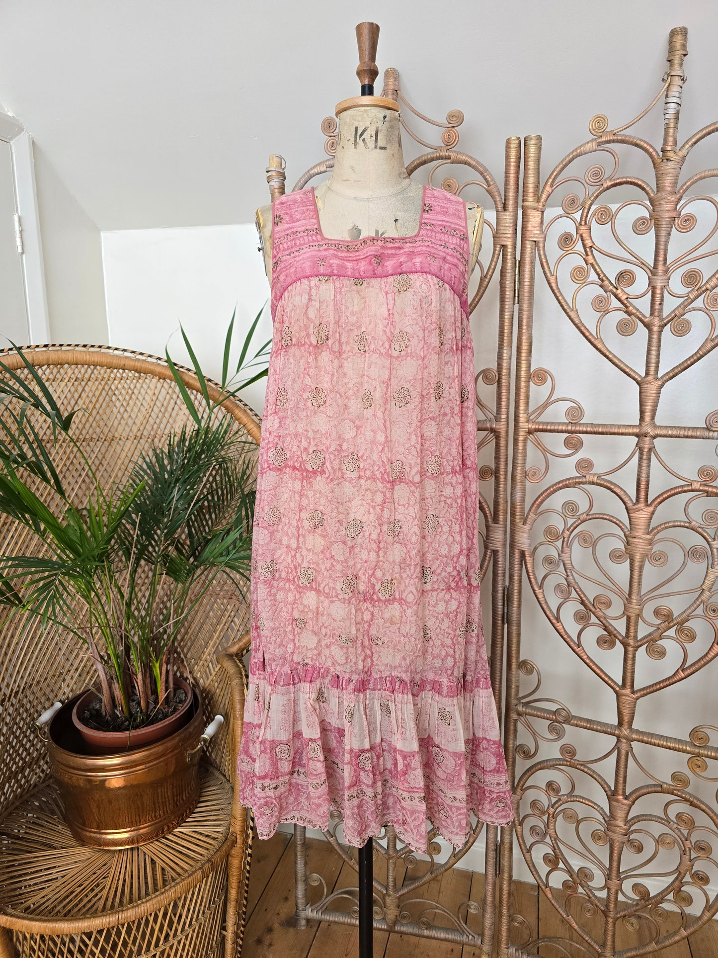Vintage Indian cotton dress