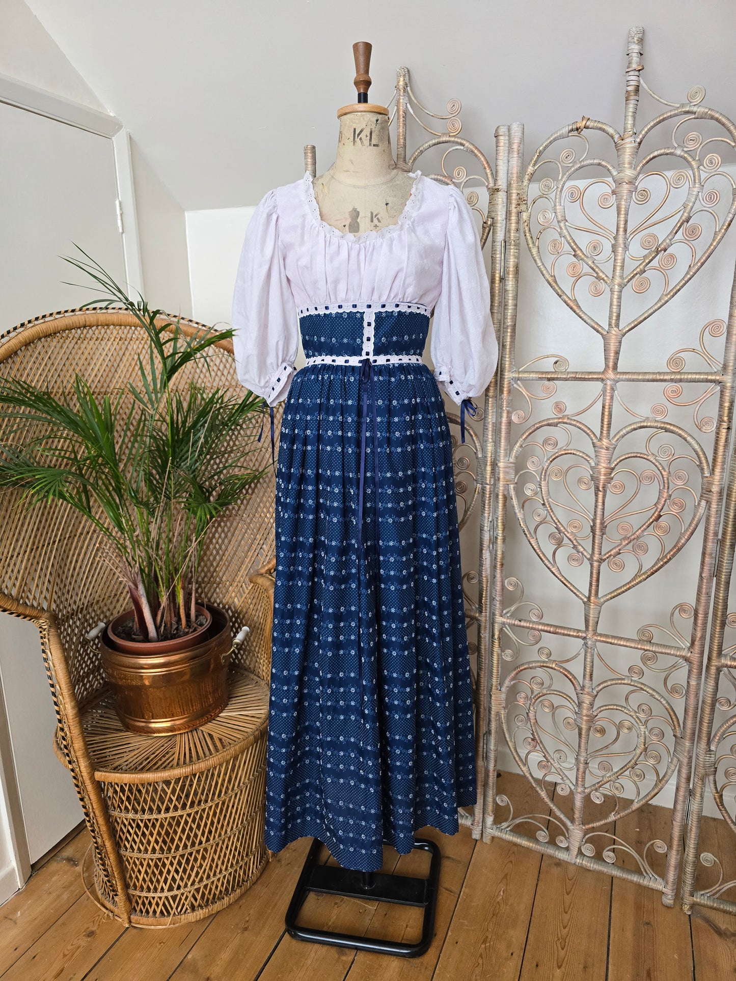 Vintage 70s maxi dress