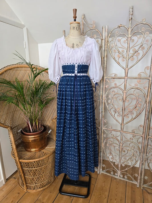 Vintage 70s maxi dress