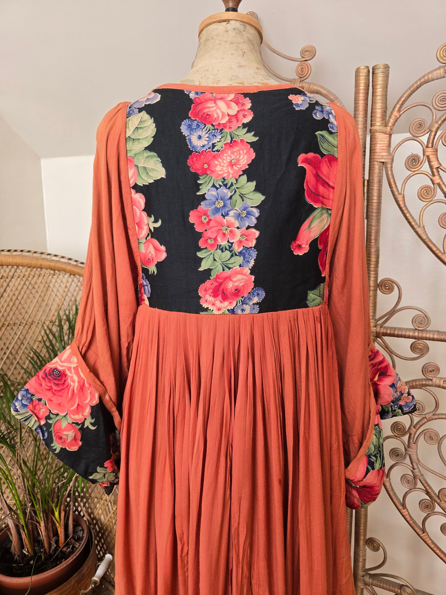 Vintage embroidered Afghan dress