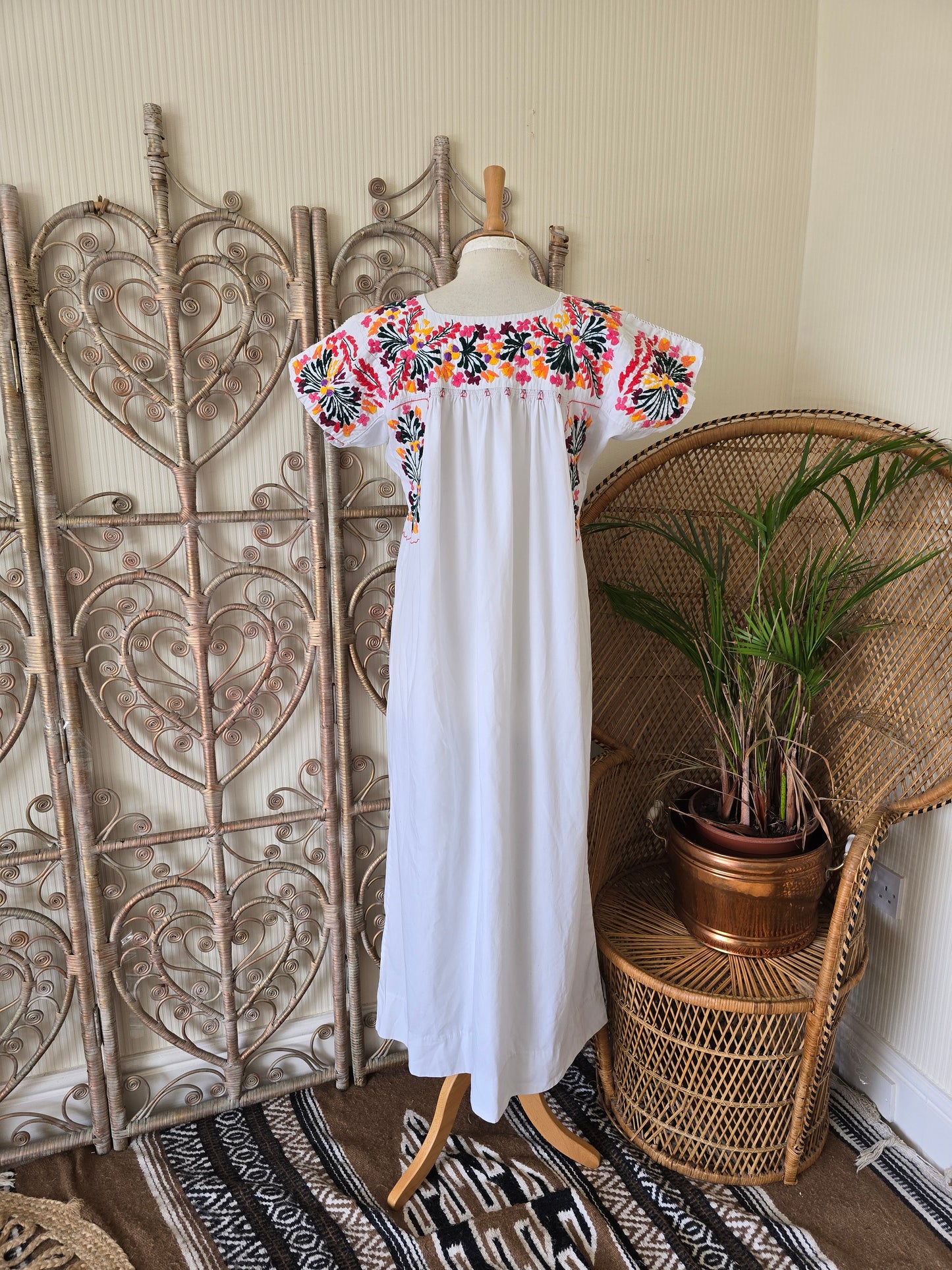 Vintage mexican maxi dress