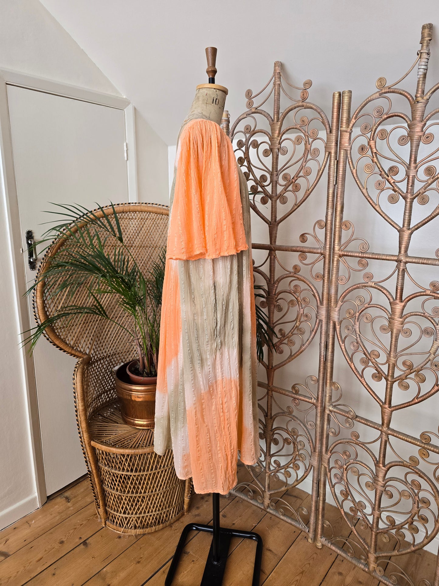 Vintage greek smock dress