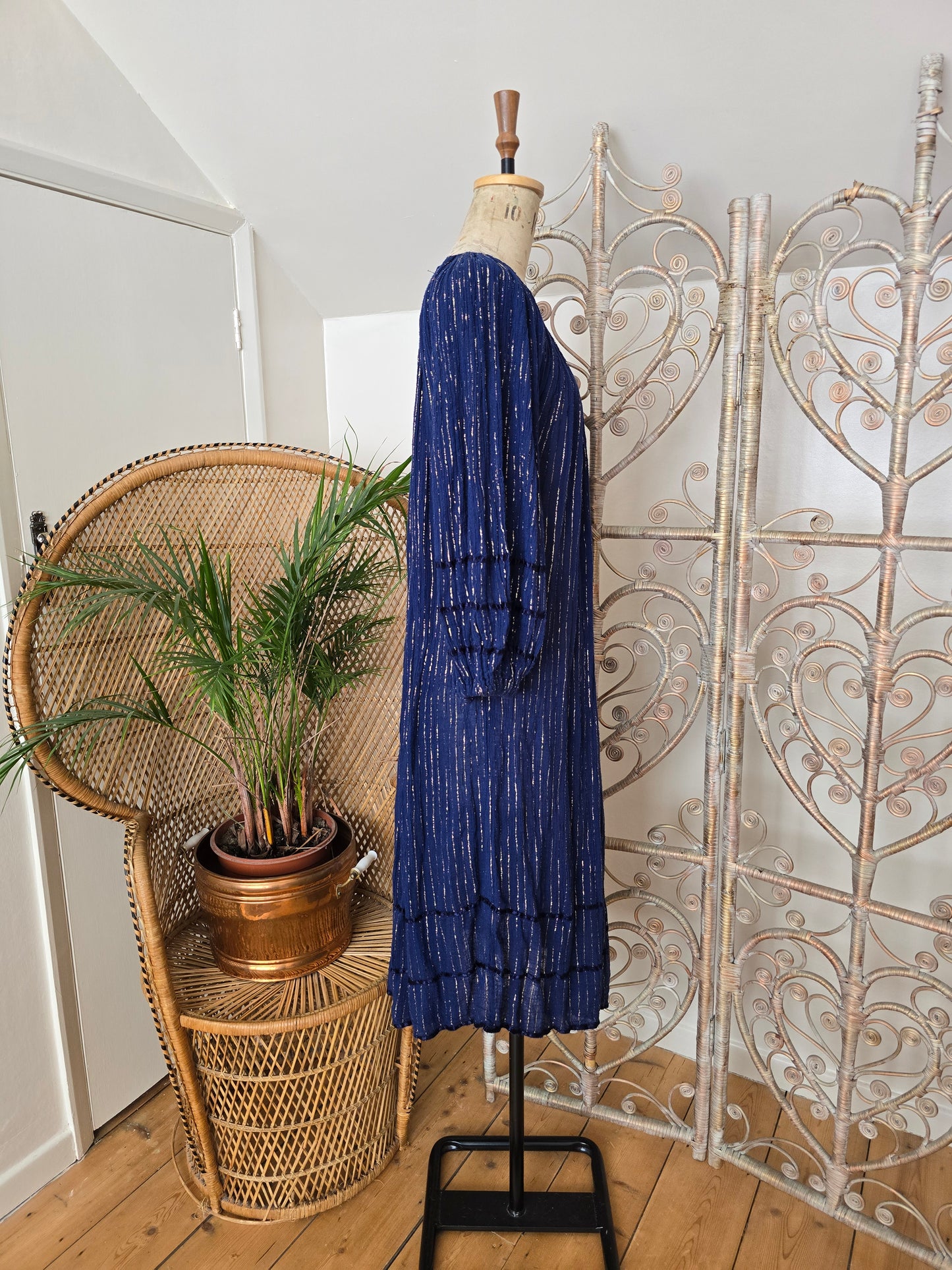 Vintage greek smock dress