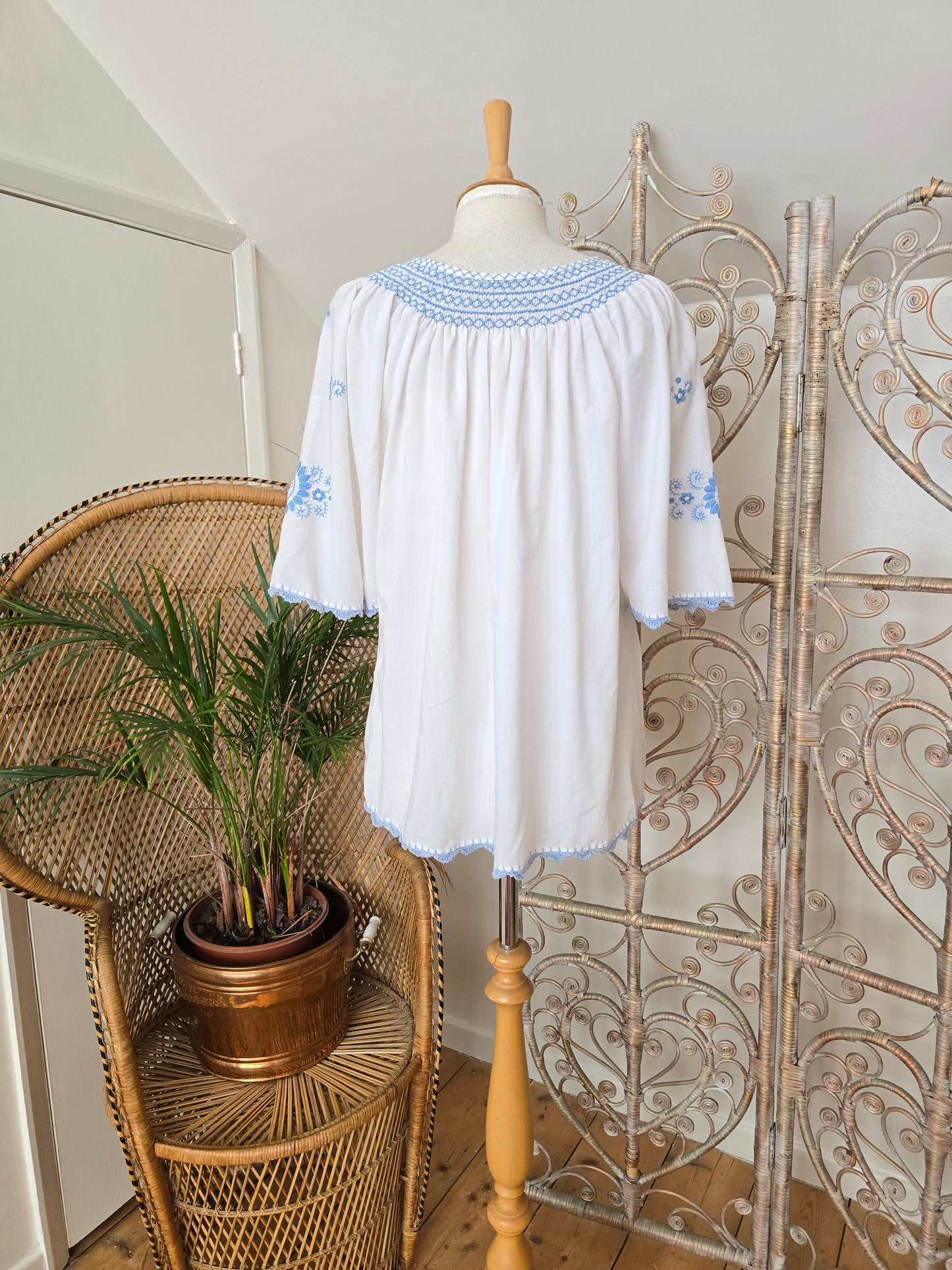 Vintage embroidered blouse