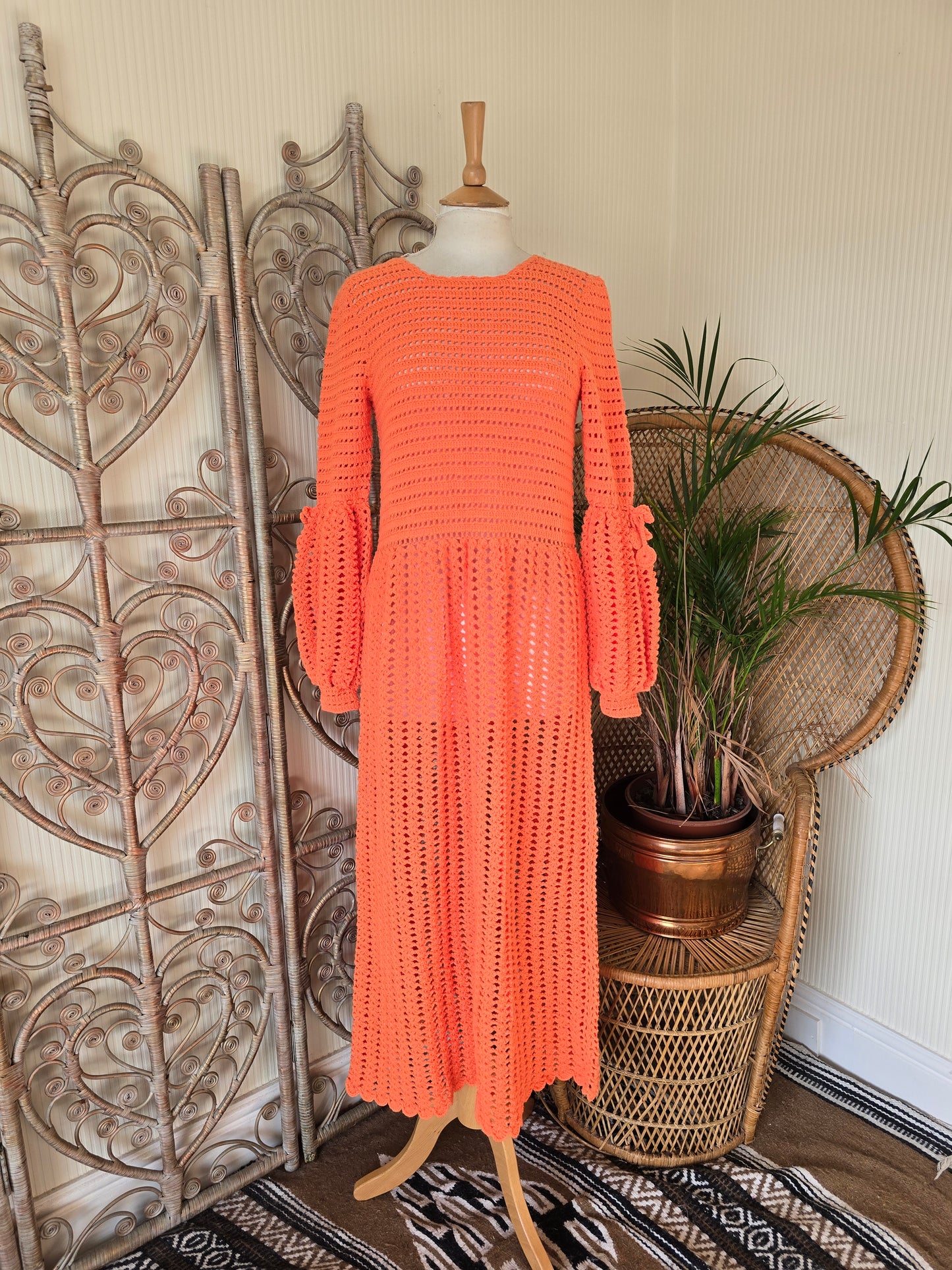 Vintage crochet dress