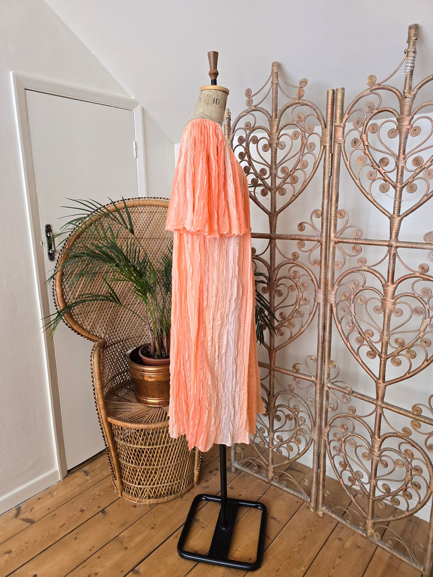 Vintage Max Morgan greek smock dress