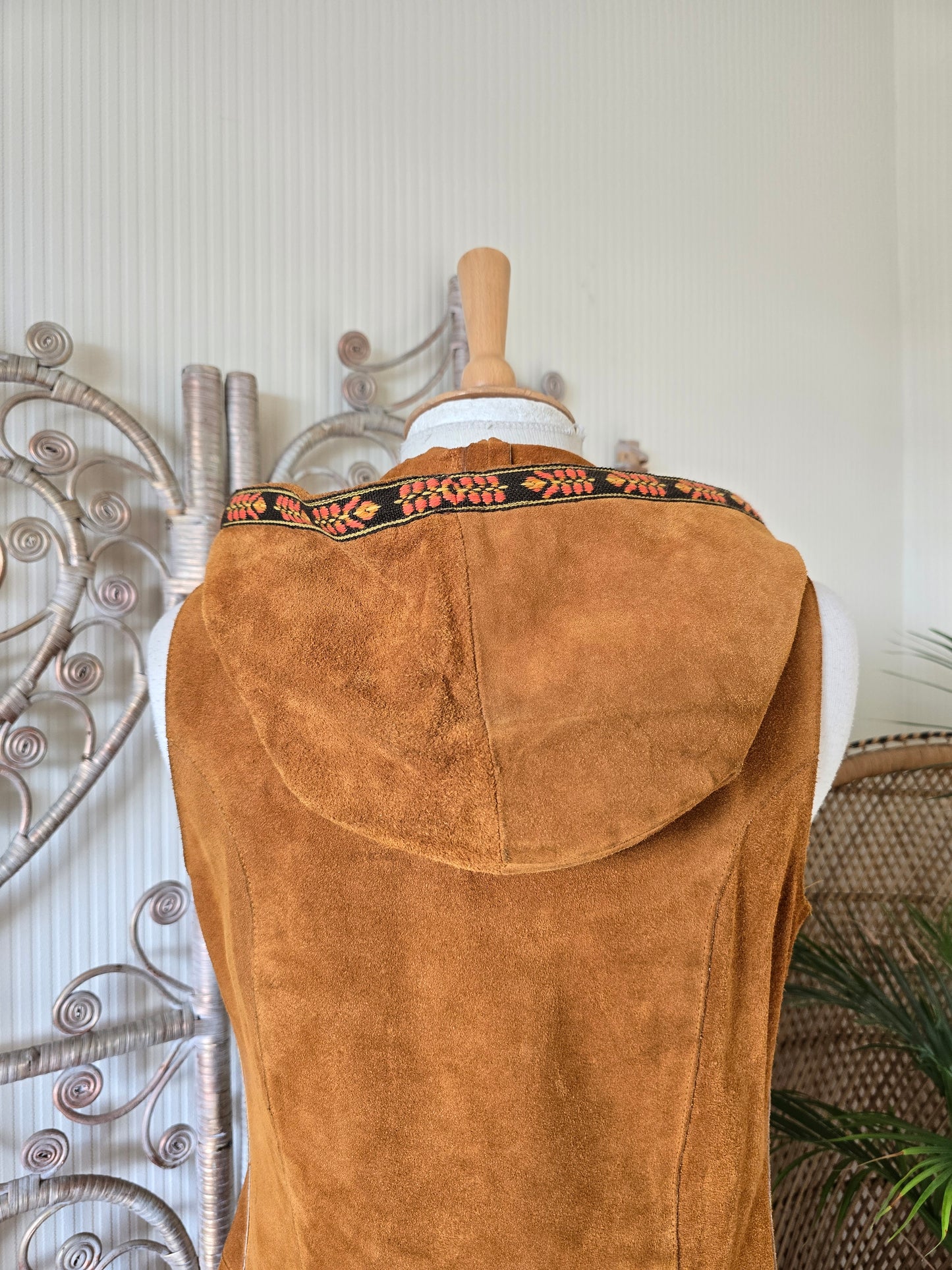 Vintage suede waistcoat