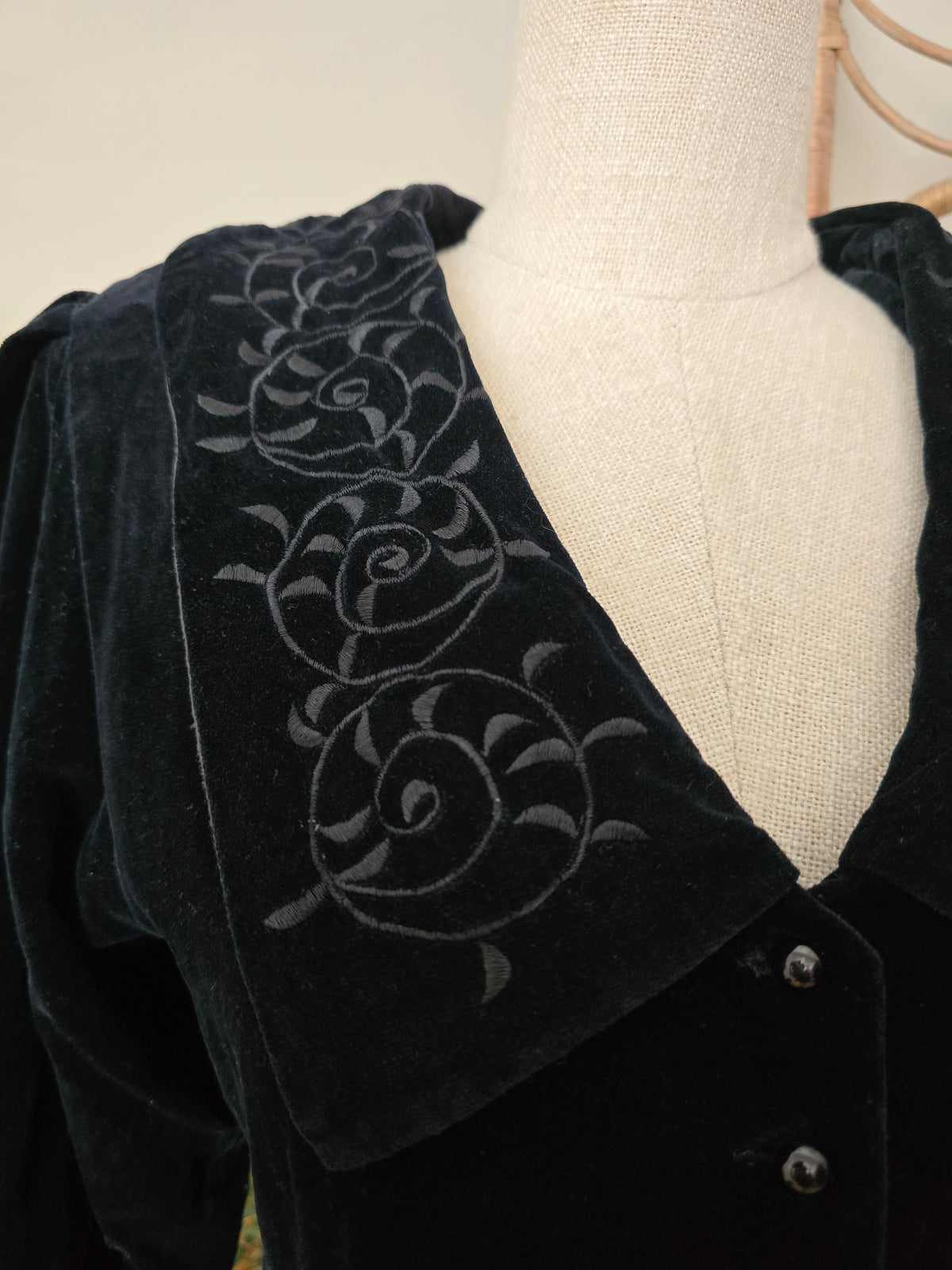Vintage Adini velvet dress