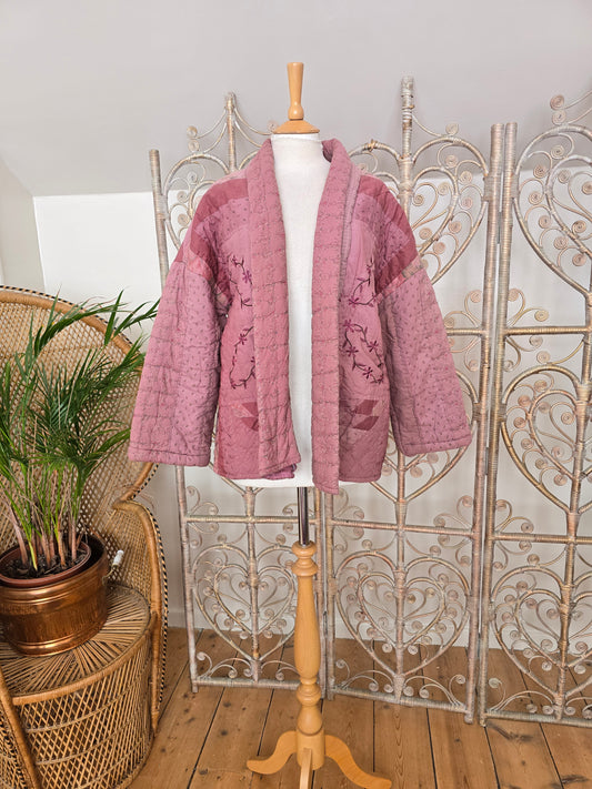 Vintage handmade quilted jacket