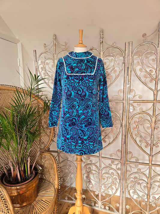 Vintage 60s velvet dress
