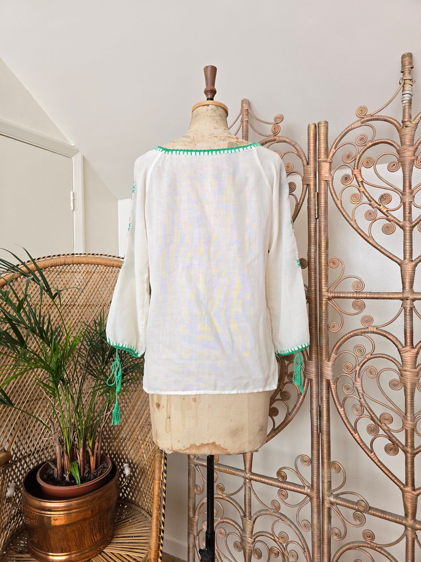 Vintage embroidered blouse