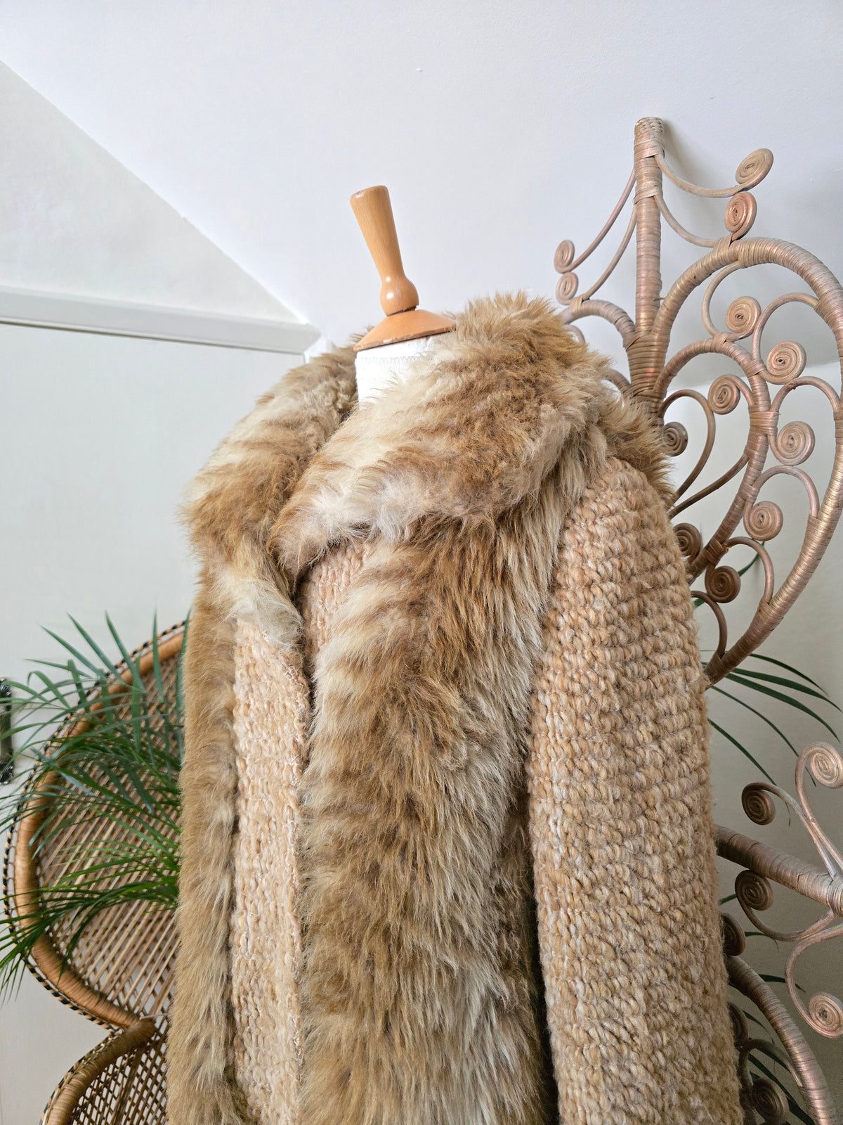 Vintage faux fur coat