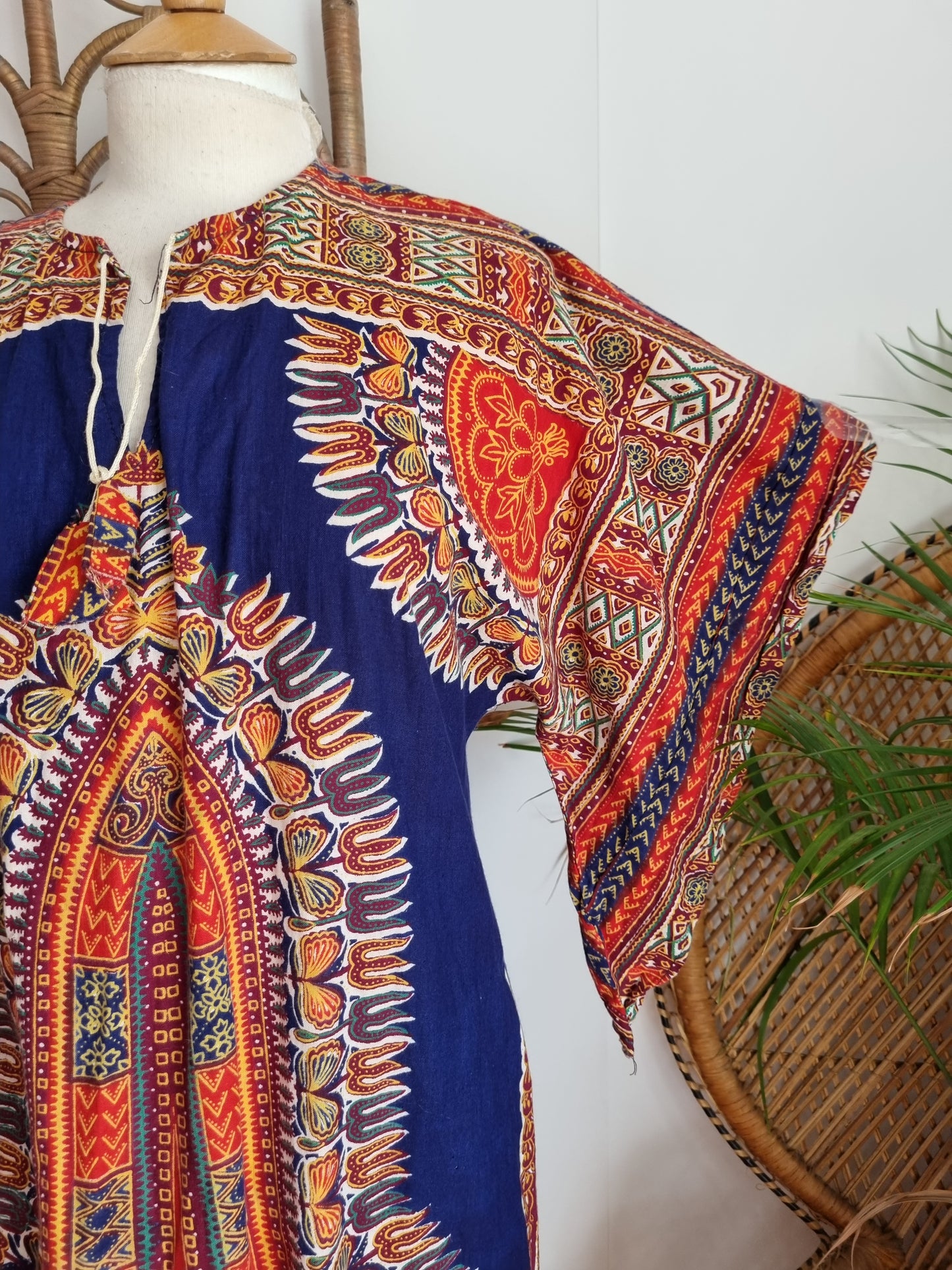 Vintage kaftan dashiki dress