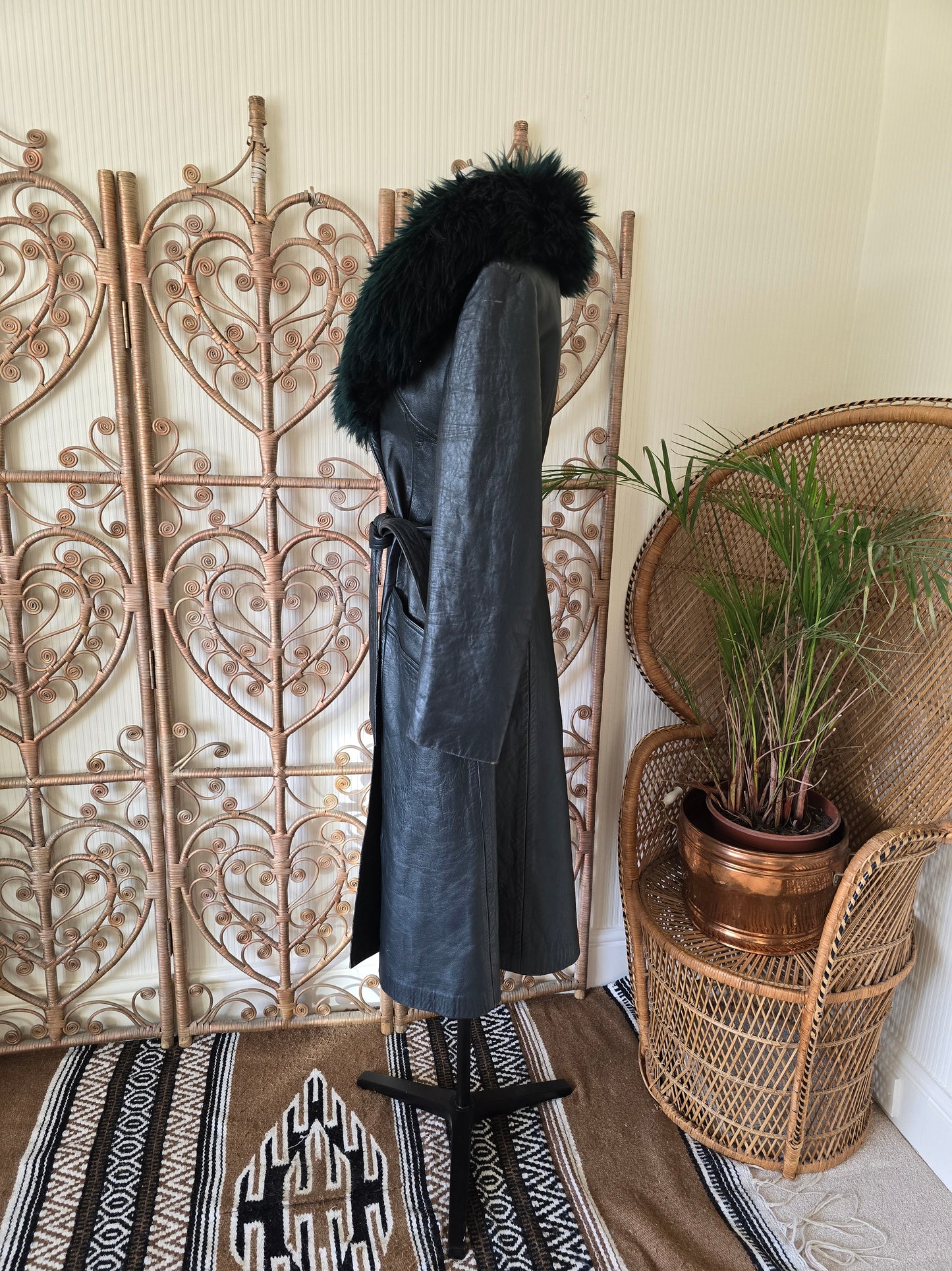 Vintage 70s leather coat